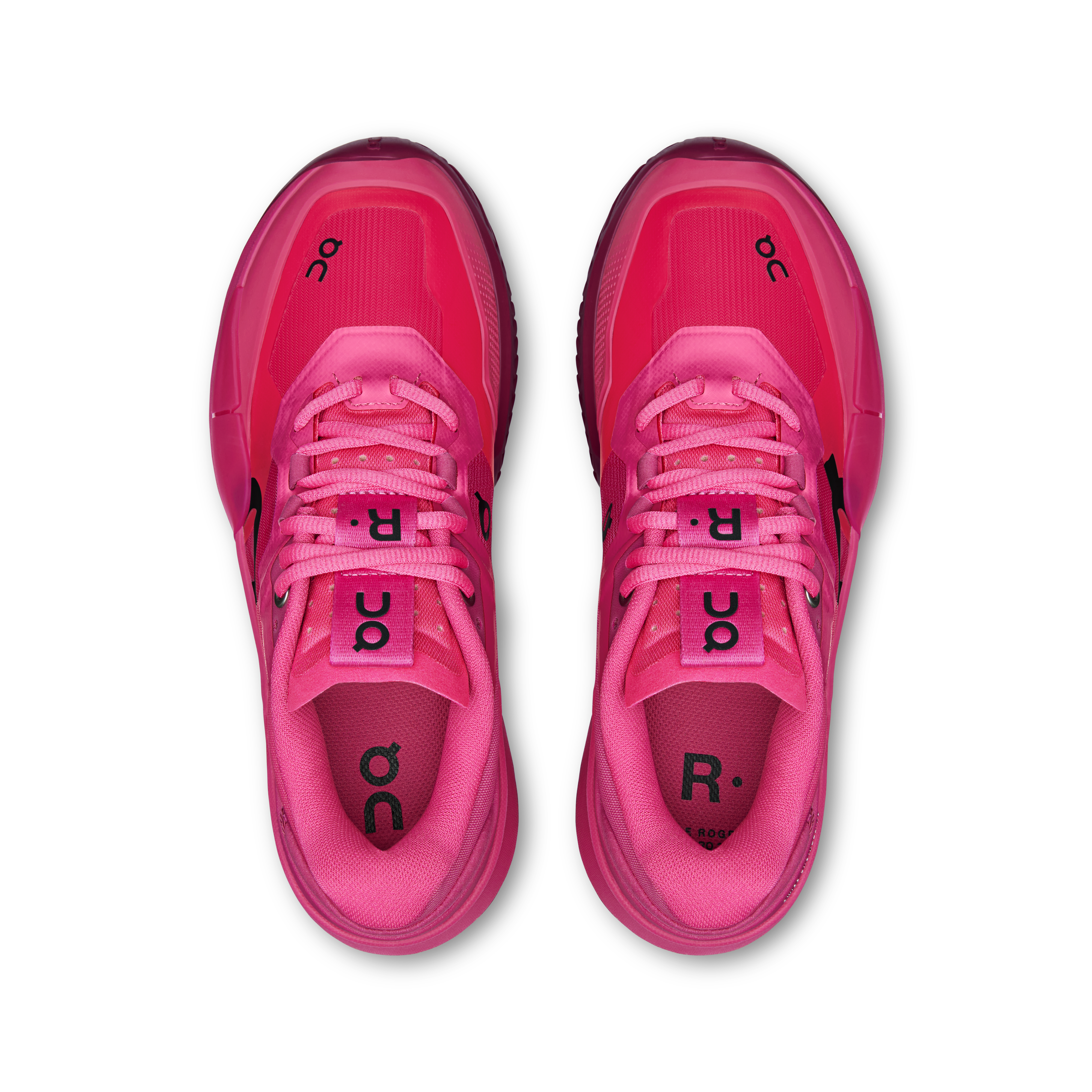 On THE ROGER Pro 2 Pink & Grenadine Femme Tennis Chaussures