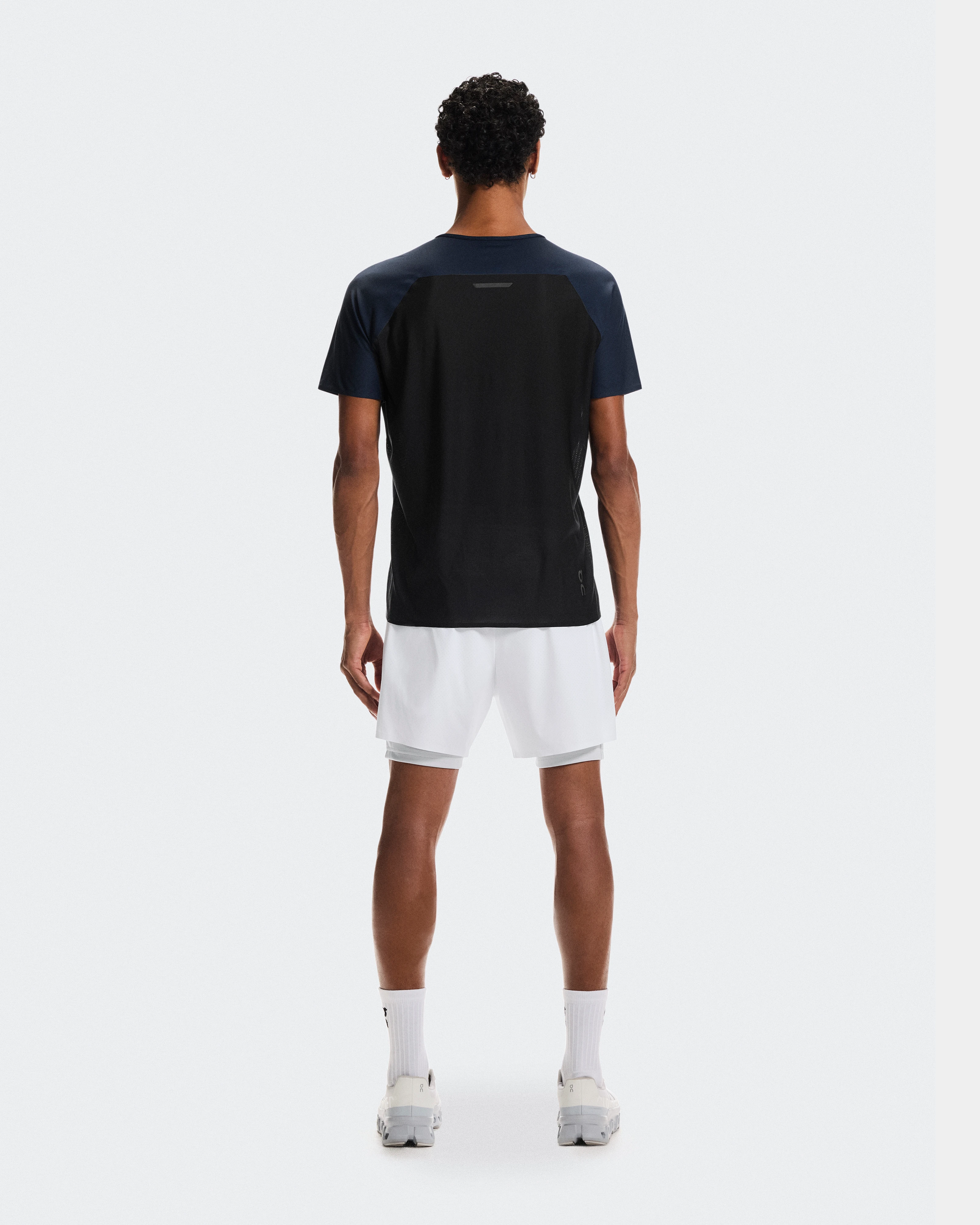 On Performance-T Navy & Black Homme Hauts et t-shirts