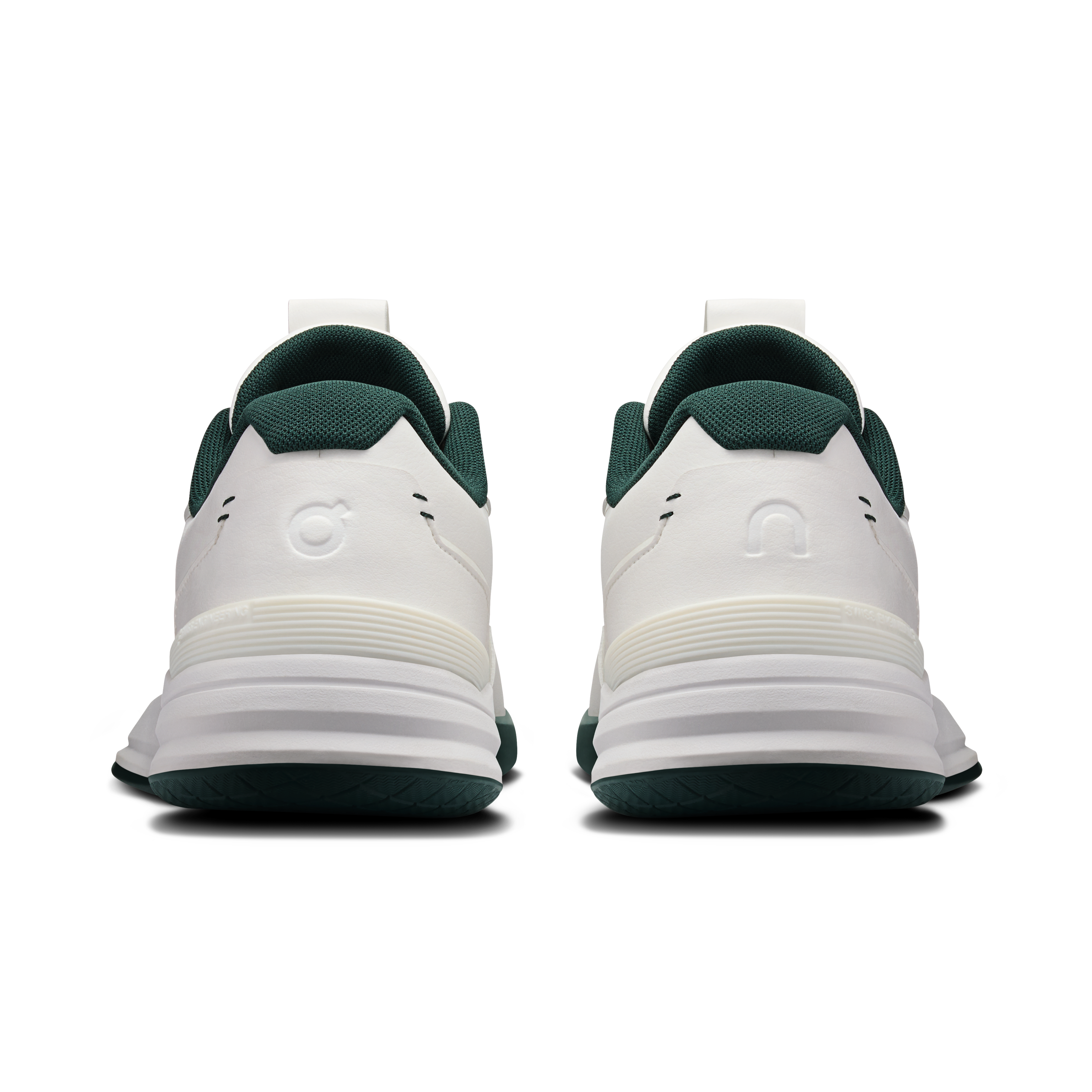 On THE ROGER Pro LDN White & Evergreen Femme Tennis Chaussures