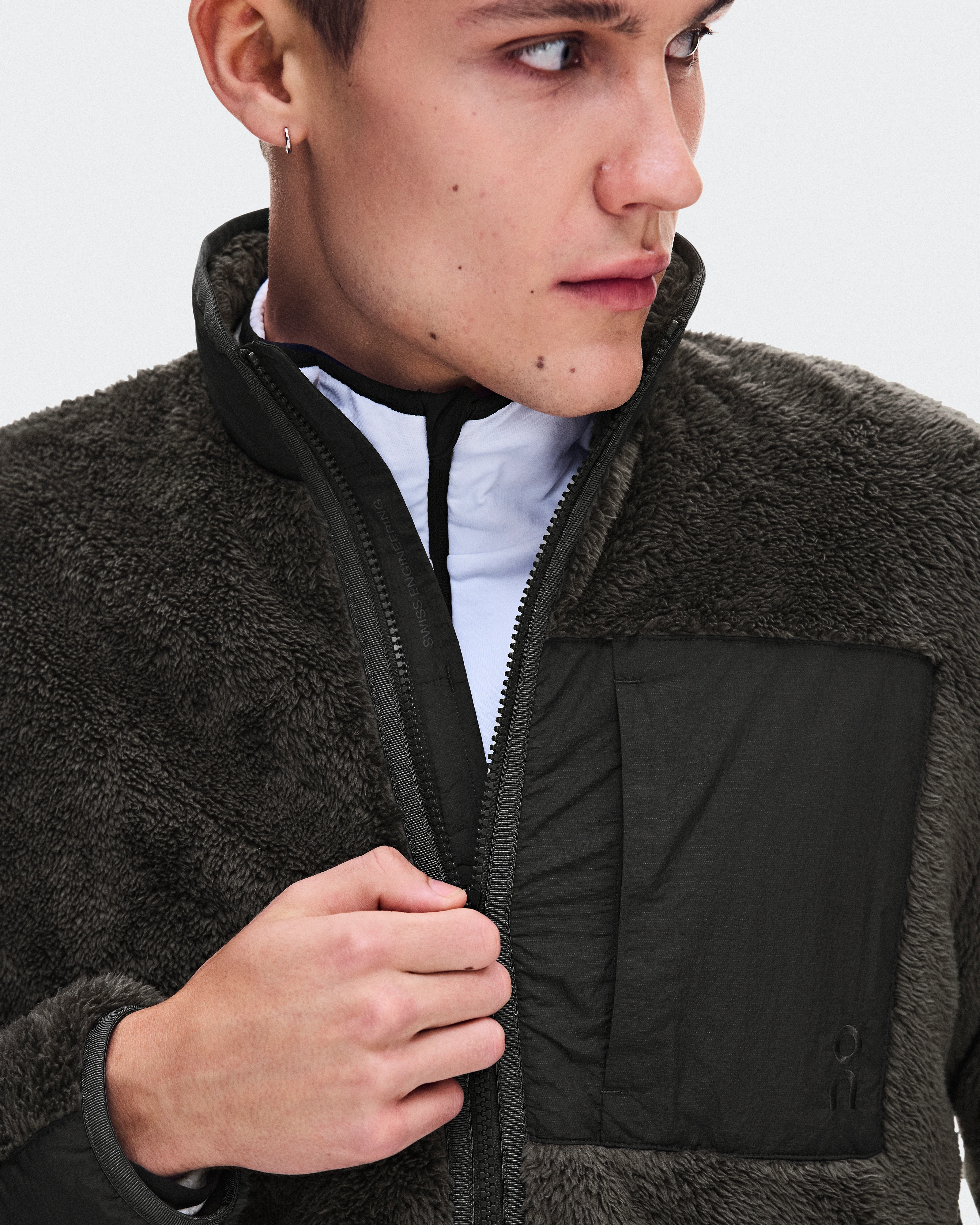 On Ascent Fleece Jacket Espresso Unisexe Vestes