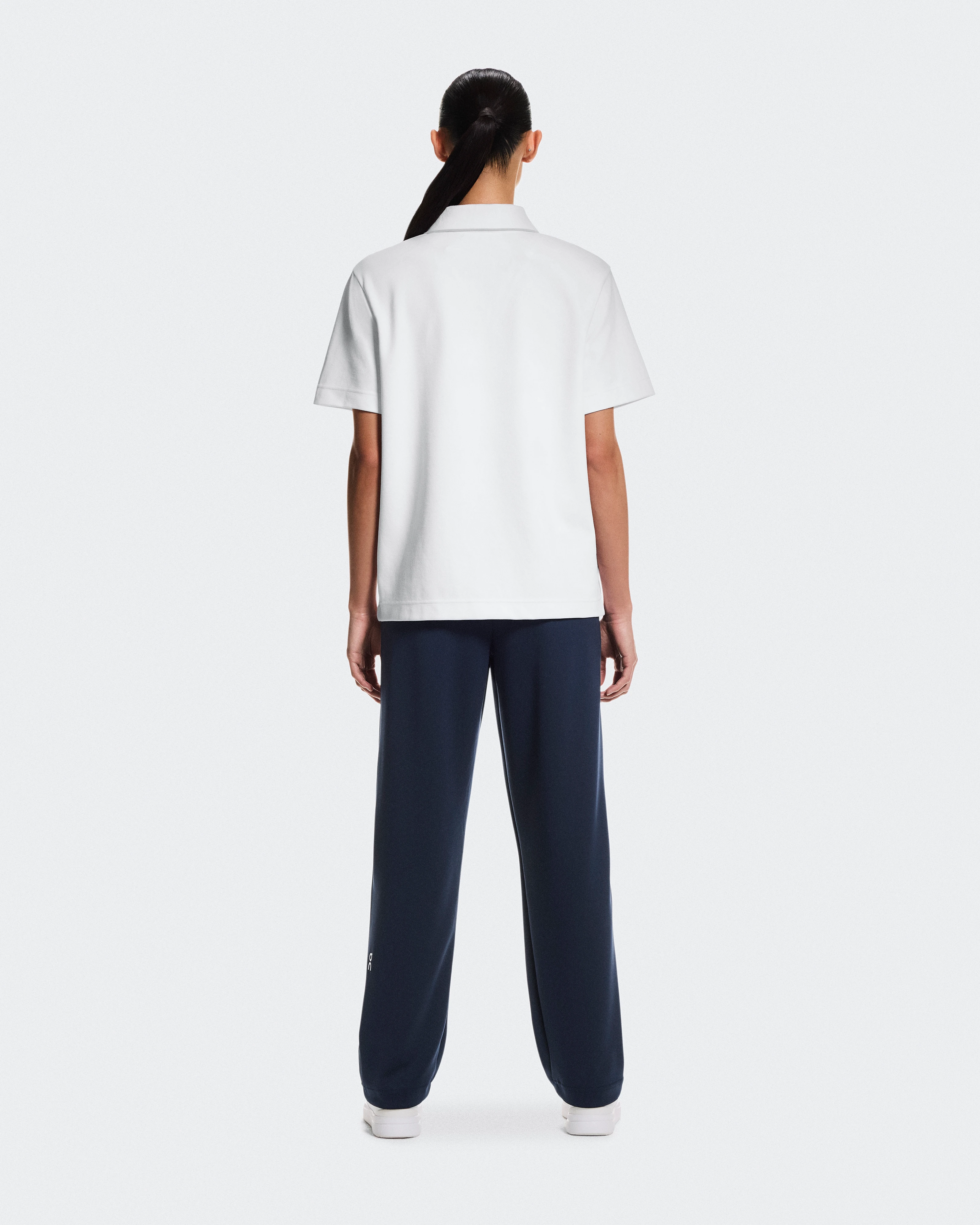 On Courtside Polo White & Sand Femme Hauts et t-shirts