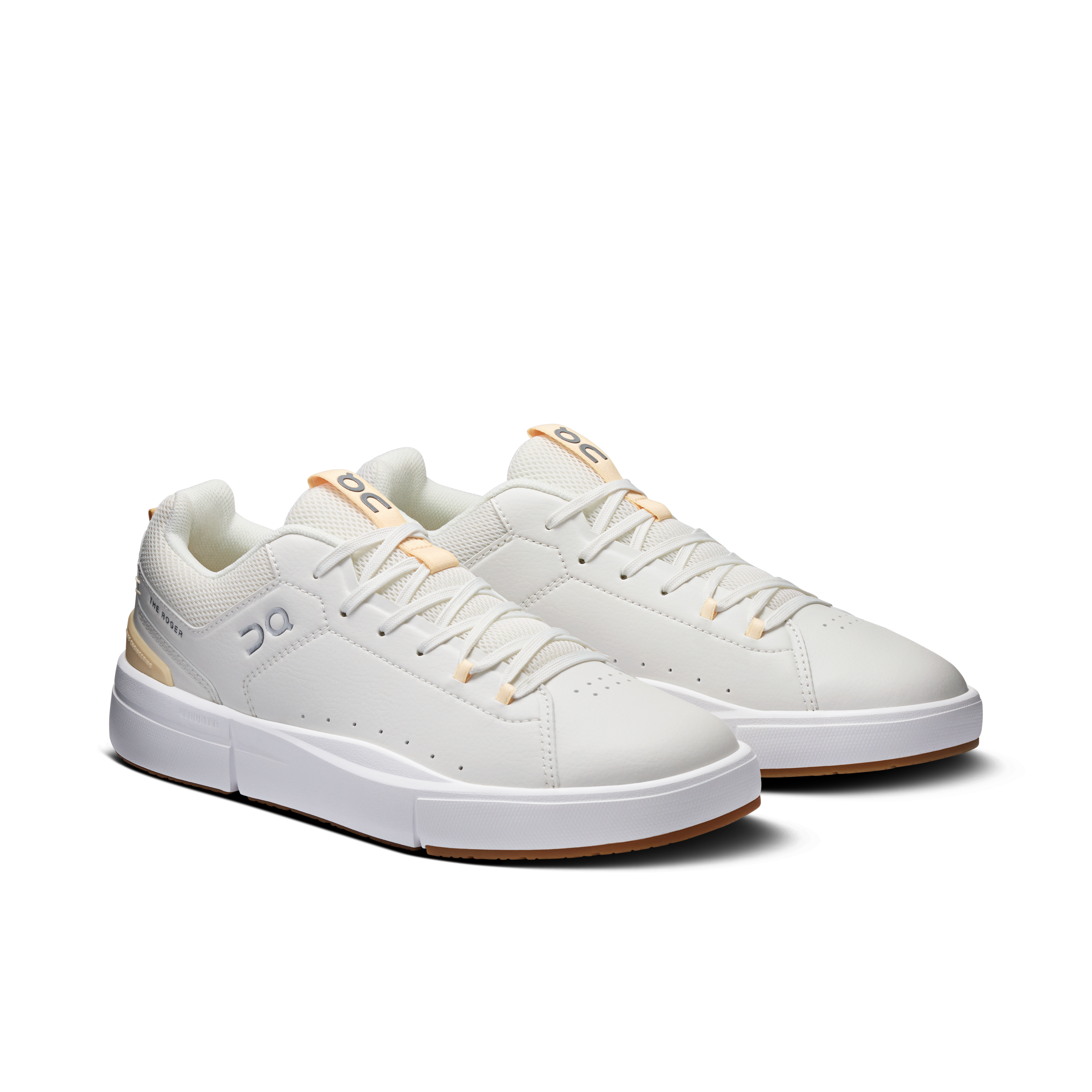 On THE ROGER Youth Ivory & Blonde Ados Tennis Chaussures