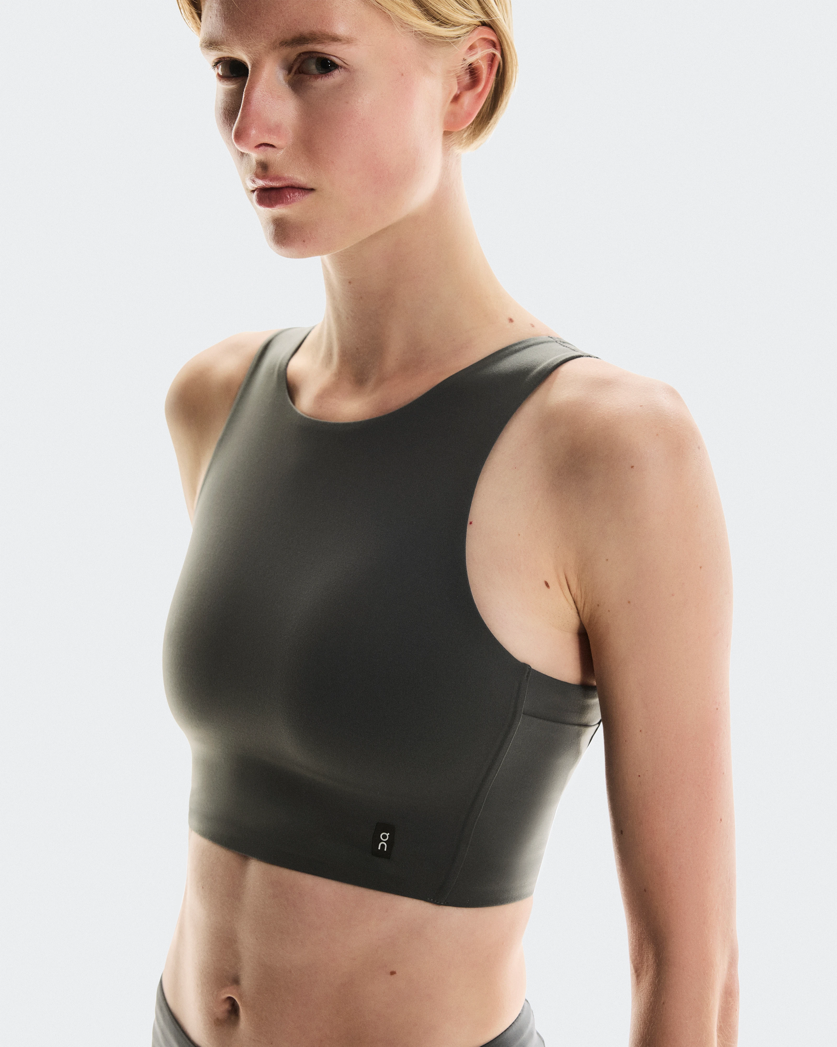 On Core 2-in-1 Crop Eclipse Femme Hauts et t-shirts
