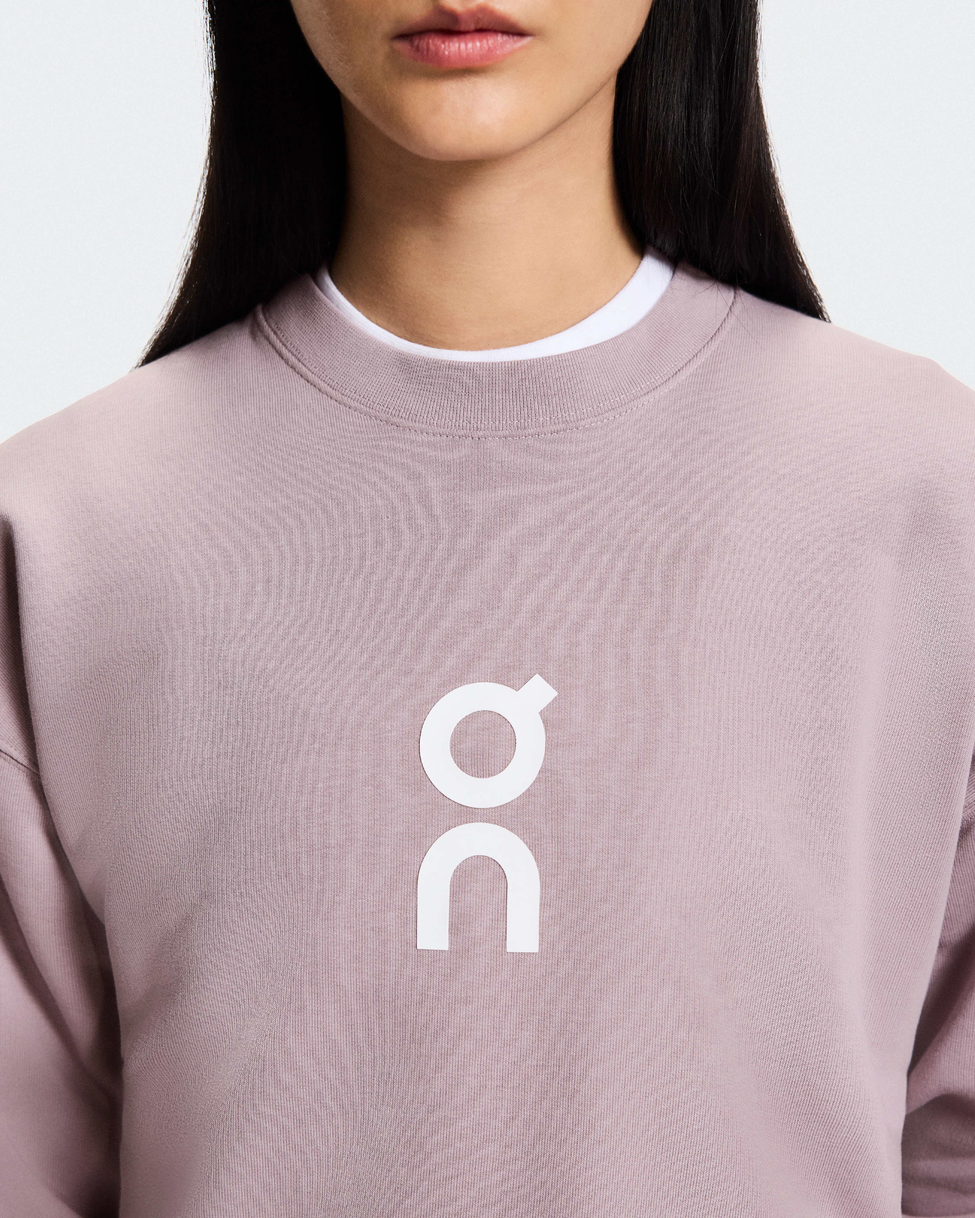 On Club Crew Heron Femme Sweats à capuche et sweats