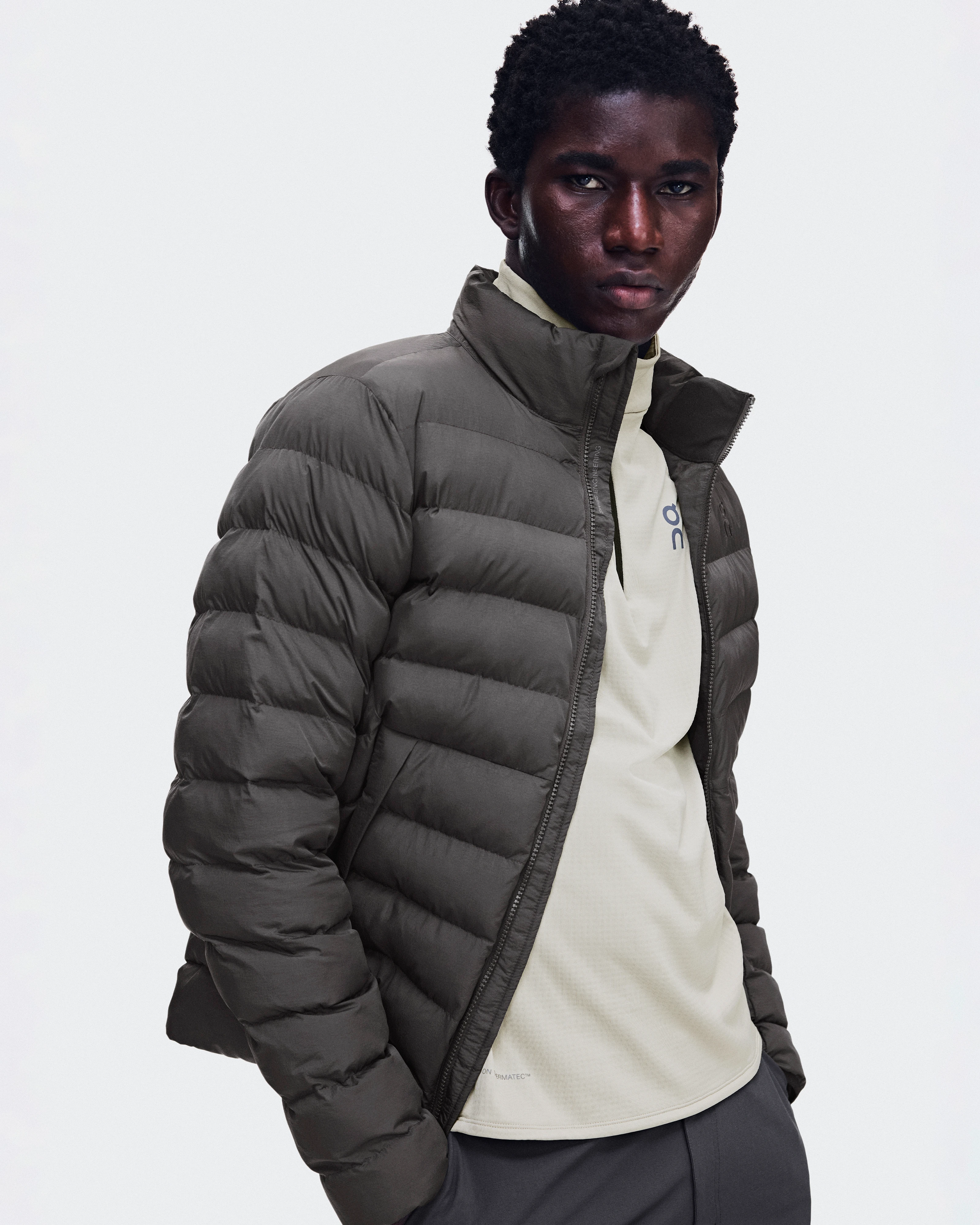 On Ascent Puffer Jacket Espresso Homme Vestes