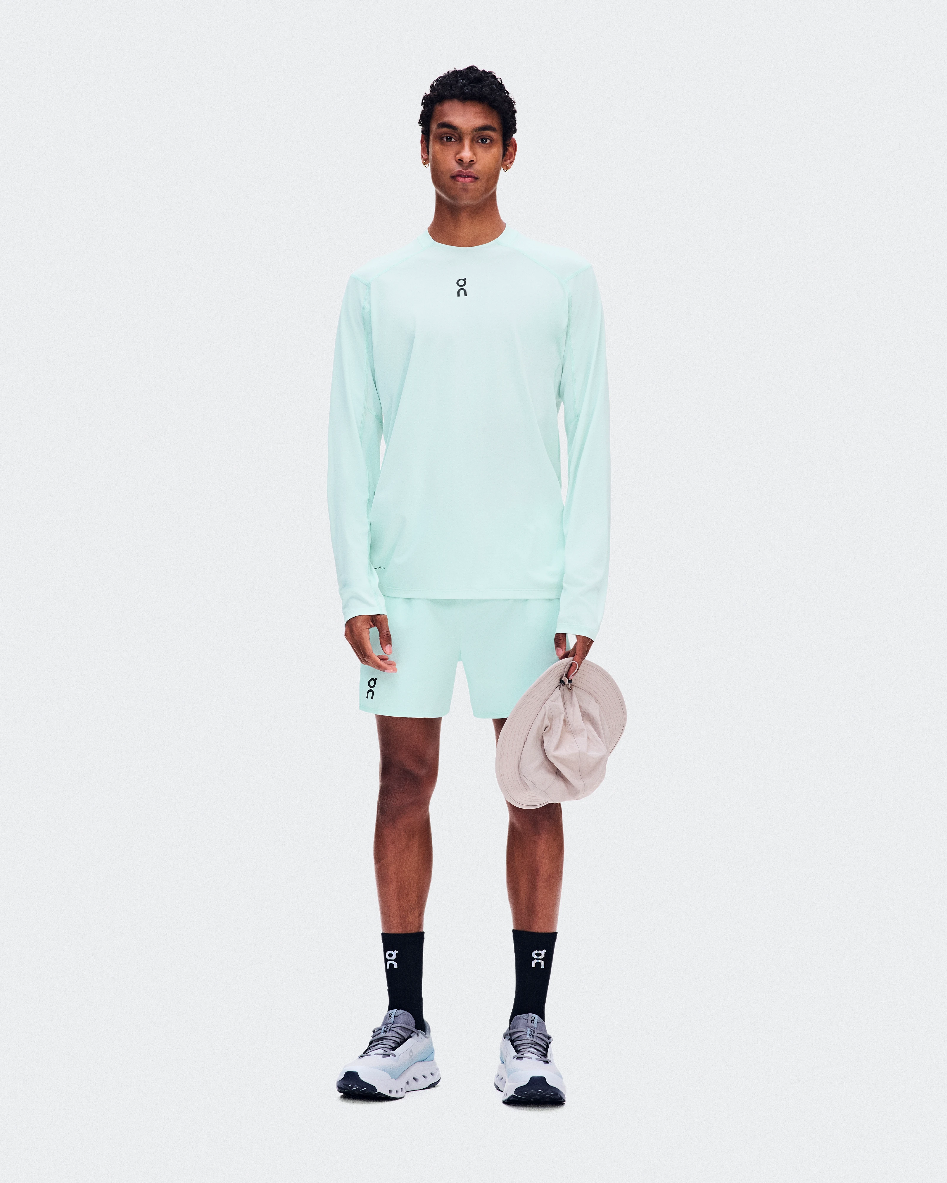 On Trail Long-T Solar Flurry Homme Hauts et t-shirts