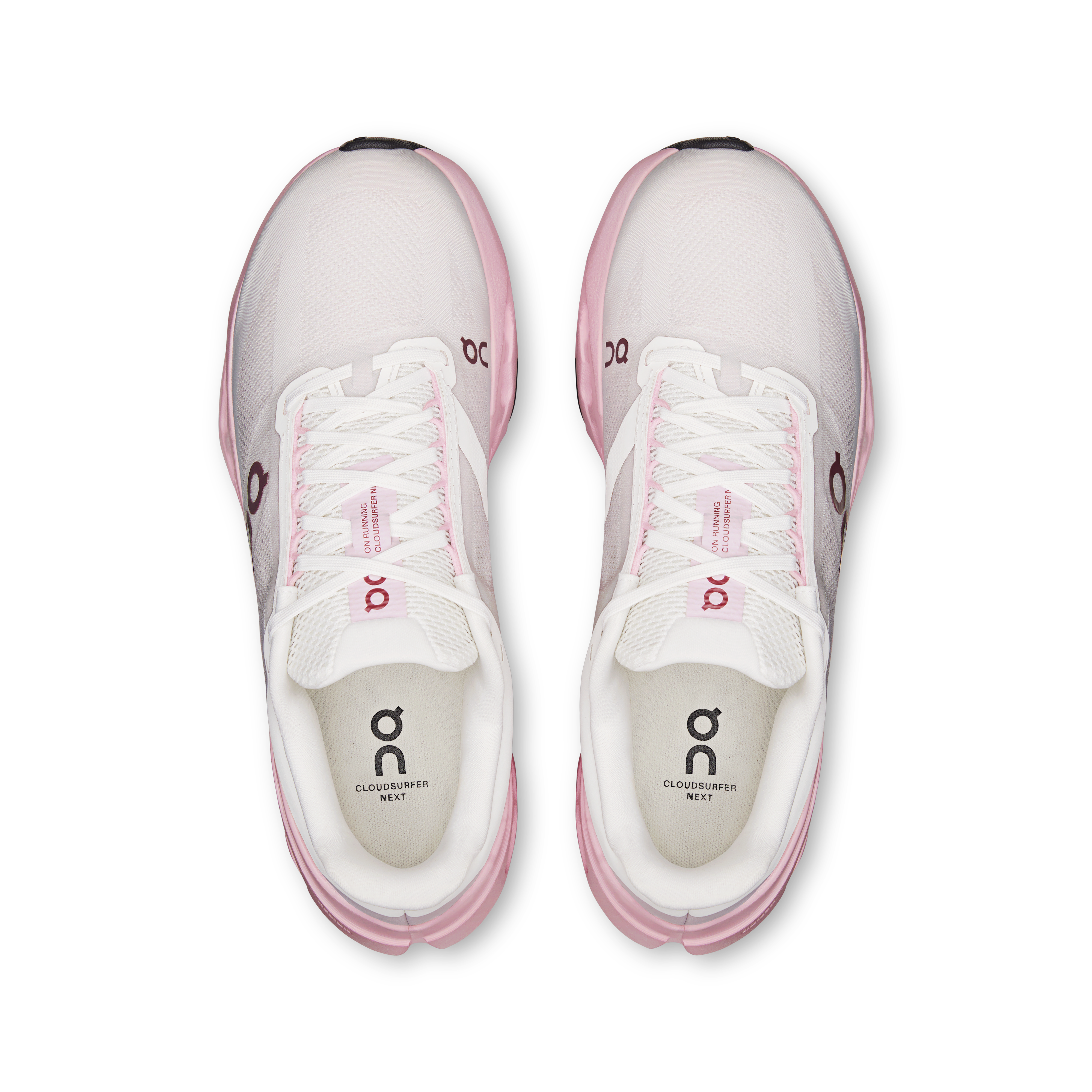 On Cloudsurfer Next Peony & Ivory Femme Running sur route Chaussures
