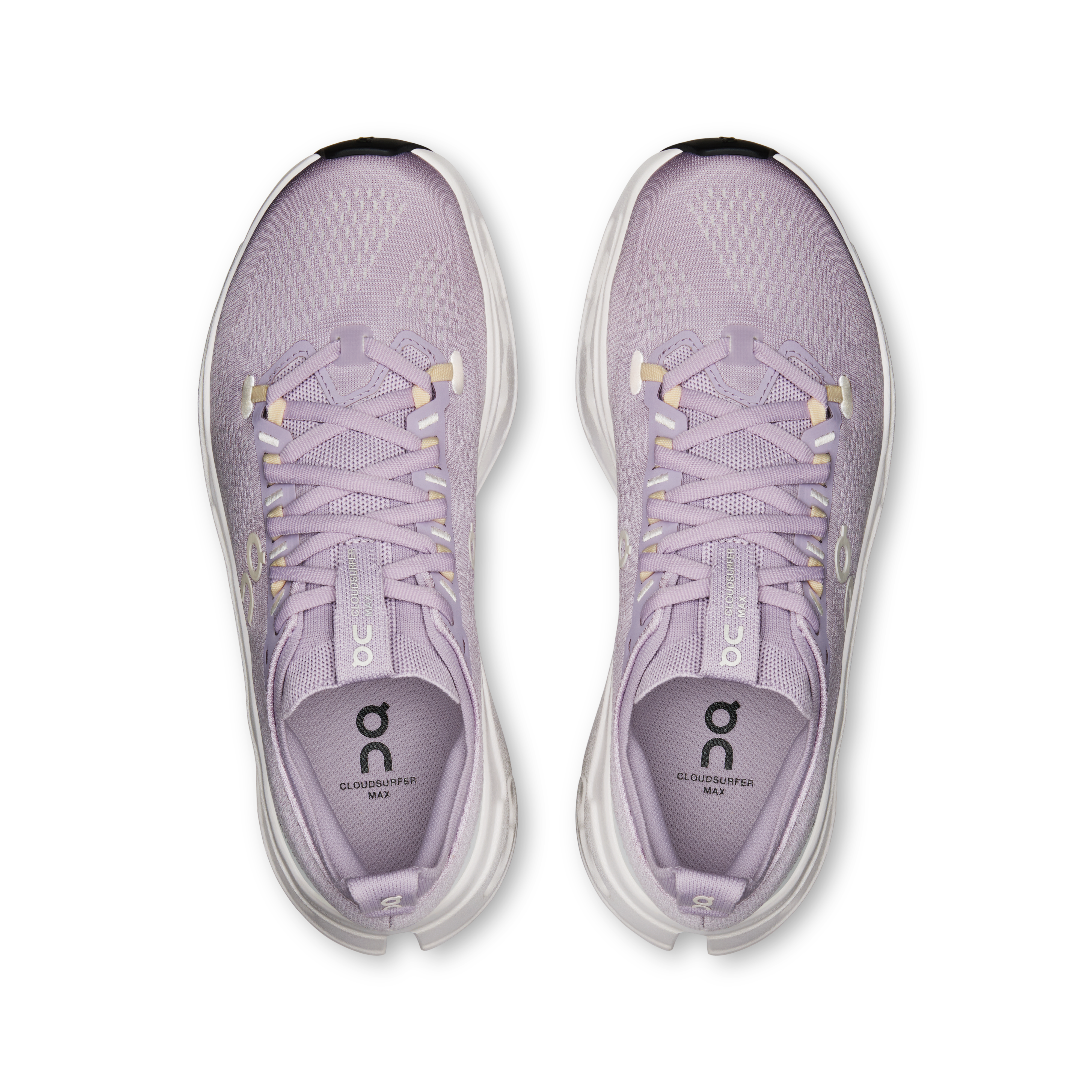 On Cloudsurfer Max Foxglove & Ivory Femme – Sorties longues, foulées agréables Chaussures