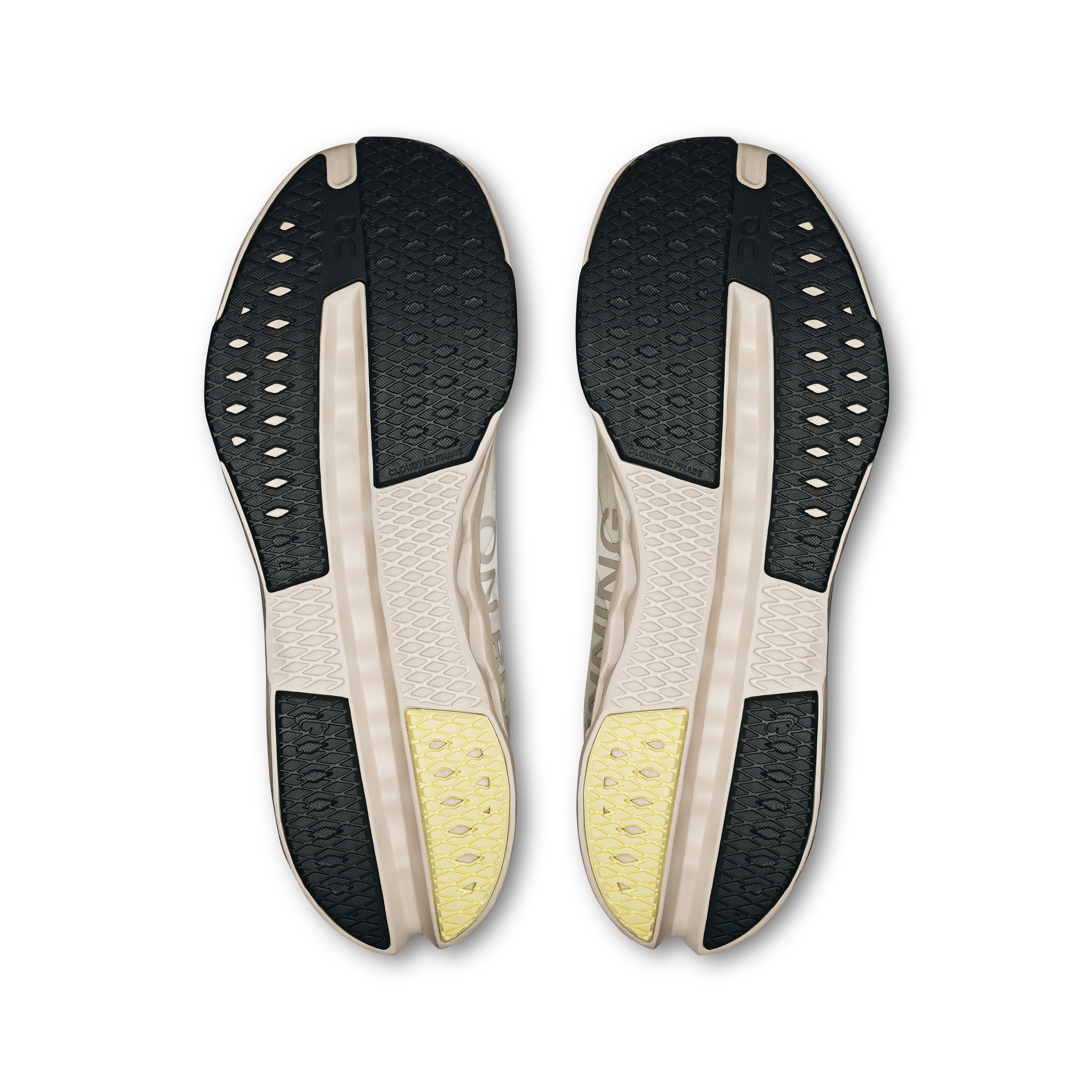 On Cloudsurfer Next Ivory & Silver Homme Running sur route Chaussures