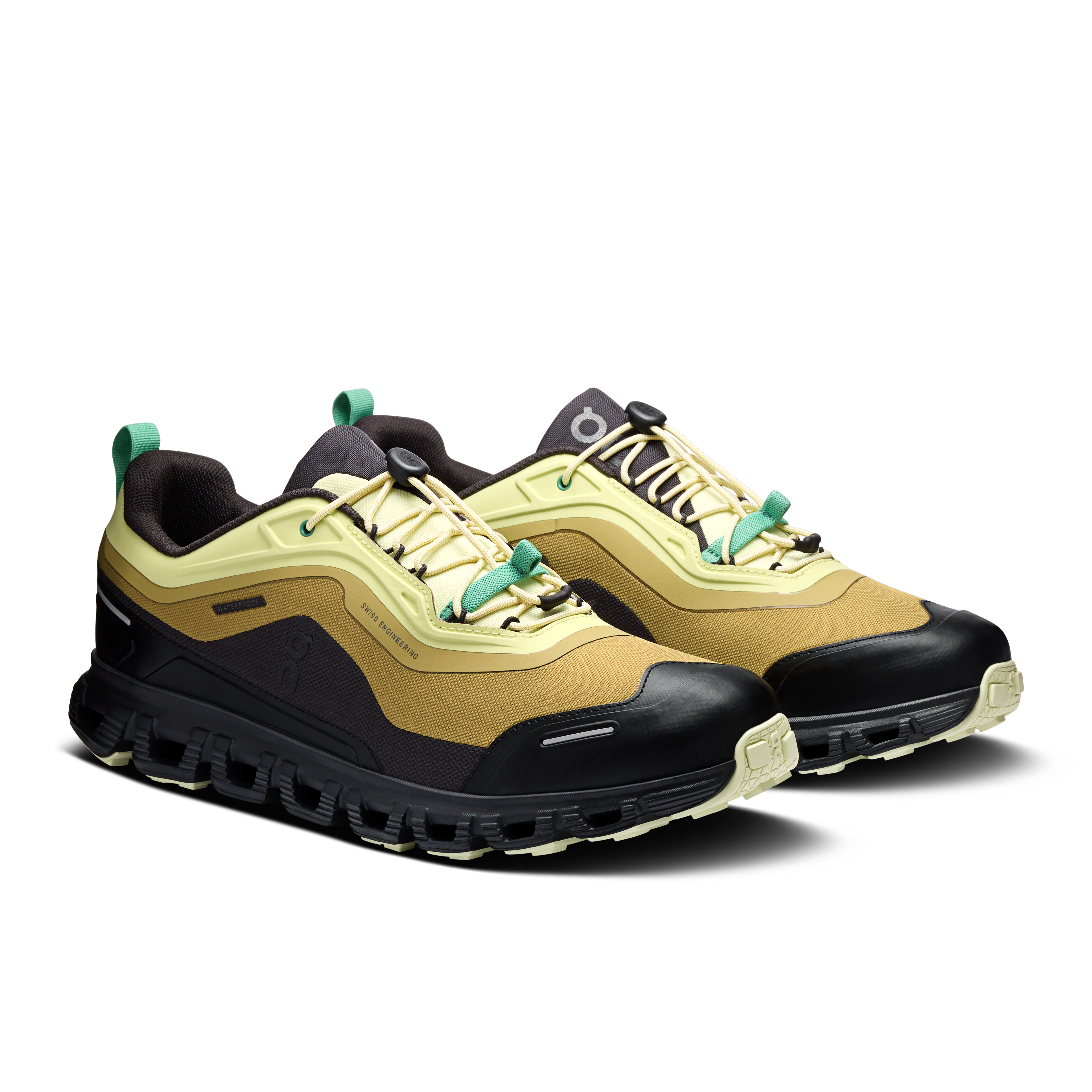On Cloud 6 Geo Waterproof Limelight & Safari Homme Active Life Chaussures