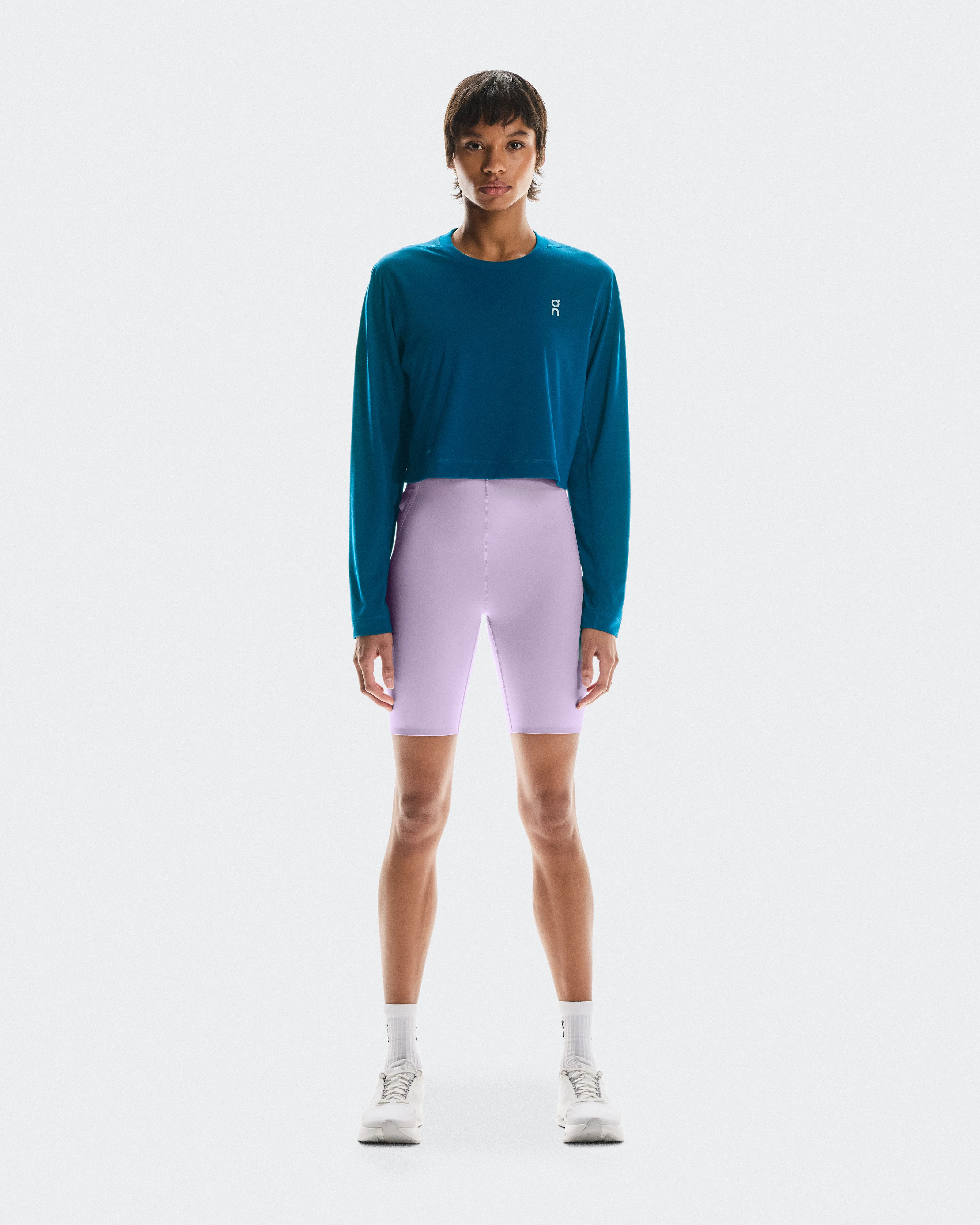 On Train Long-T Crop Tempest Femme Hauts et t-shirts