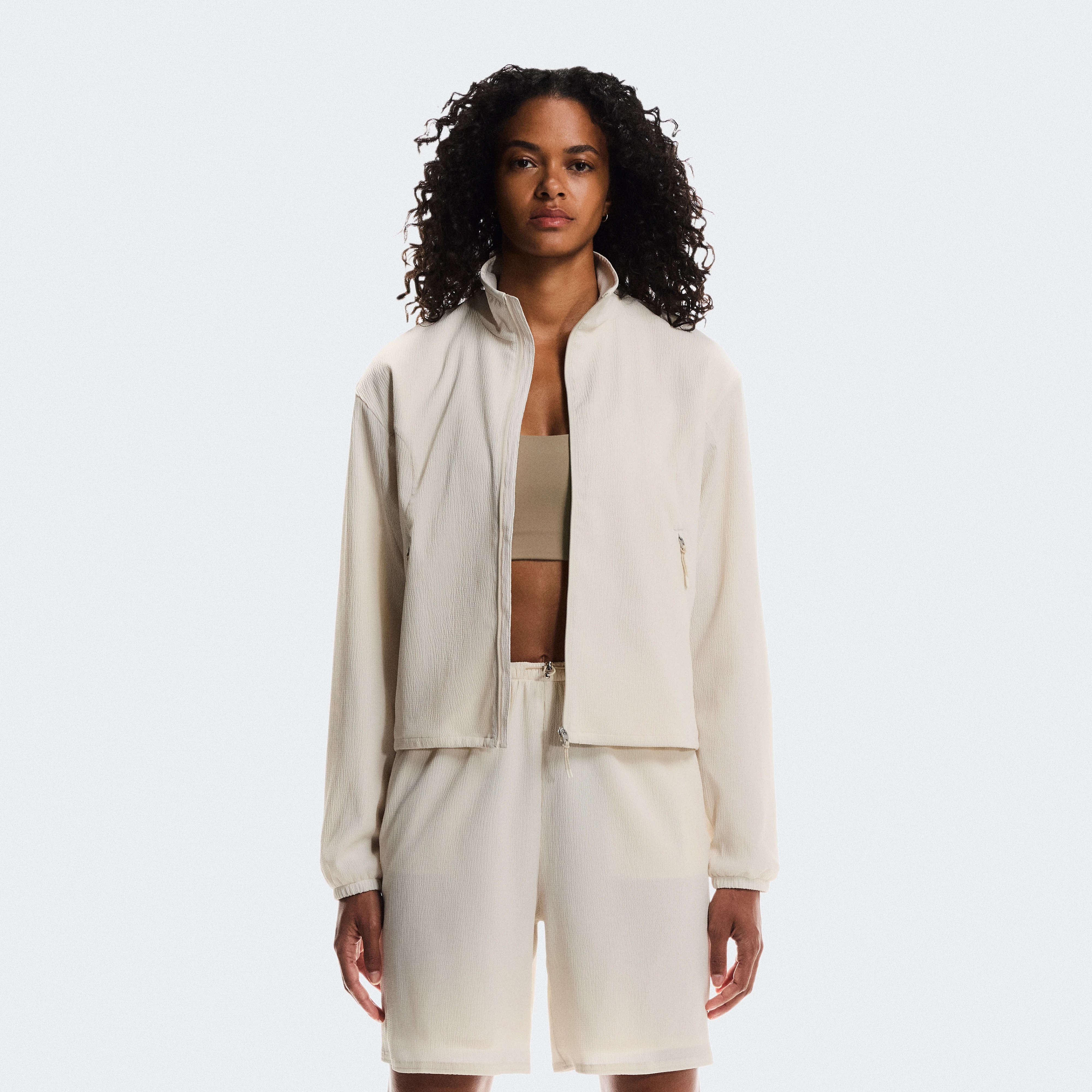 On Track Jacket Cream Femme – Pour le quotidien Vestes