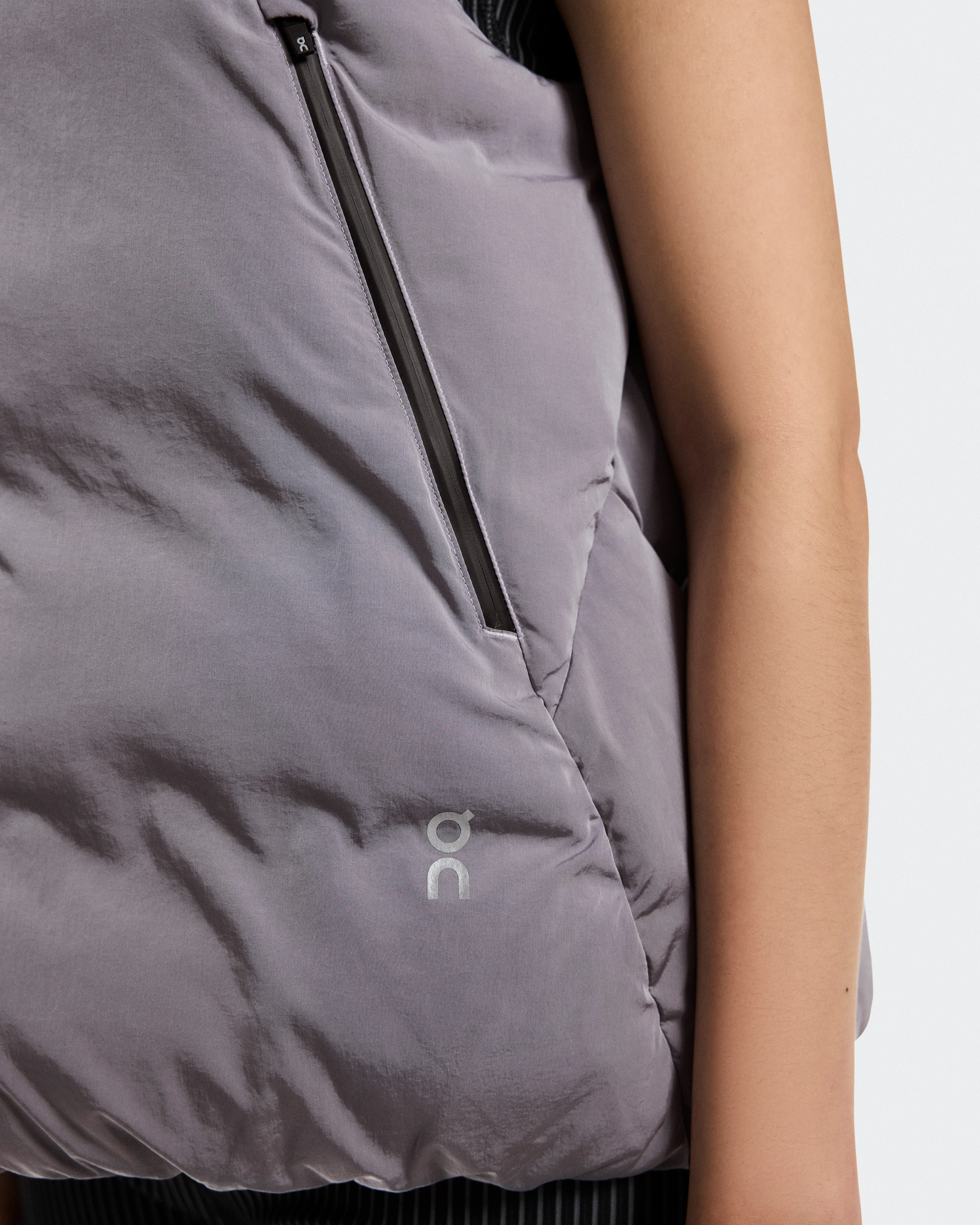 On All-Day Puffer Vest Lilac Femme Vestes