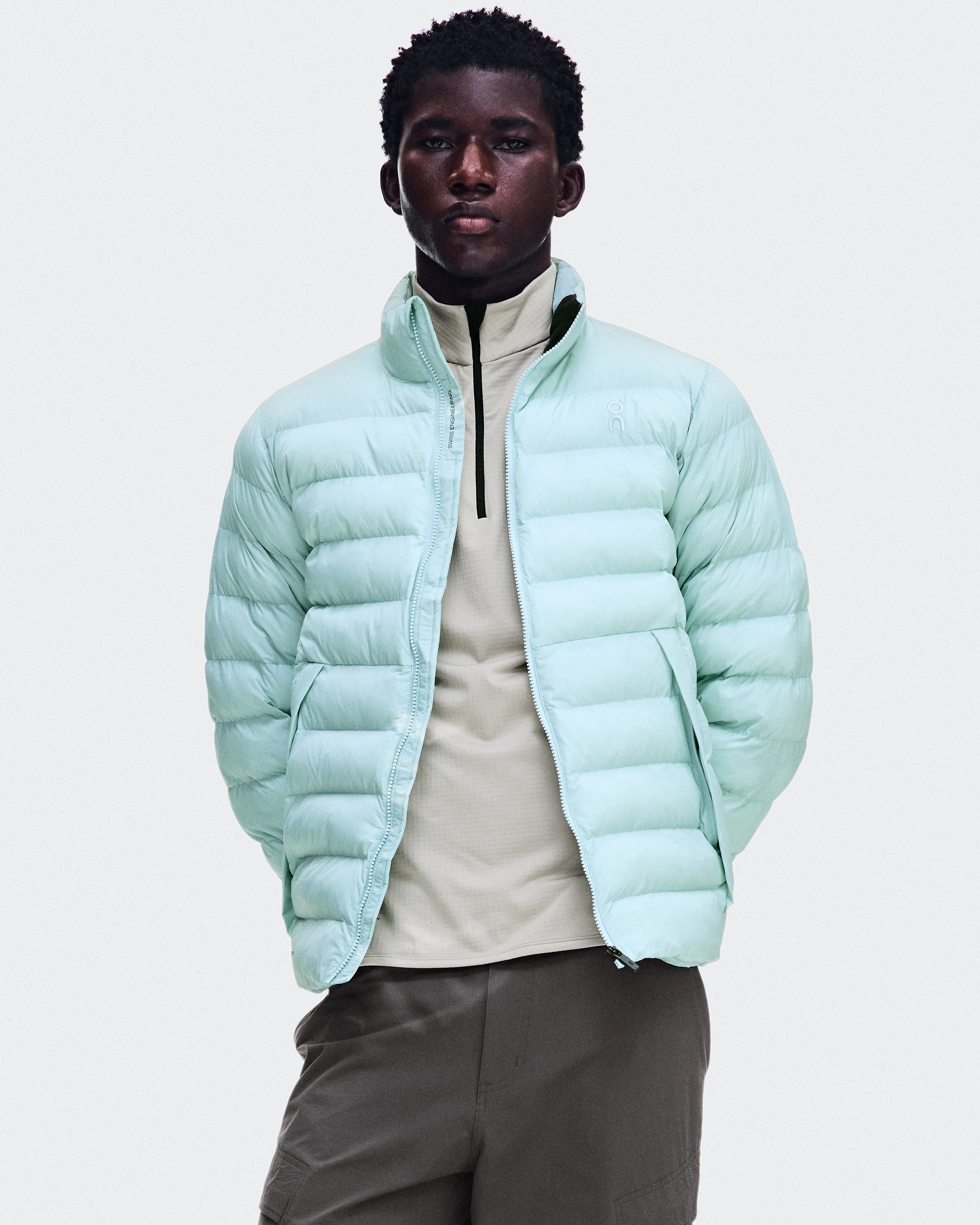On Ascent Puffer Jacket Brook Homme Vestes