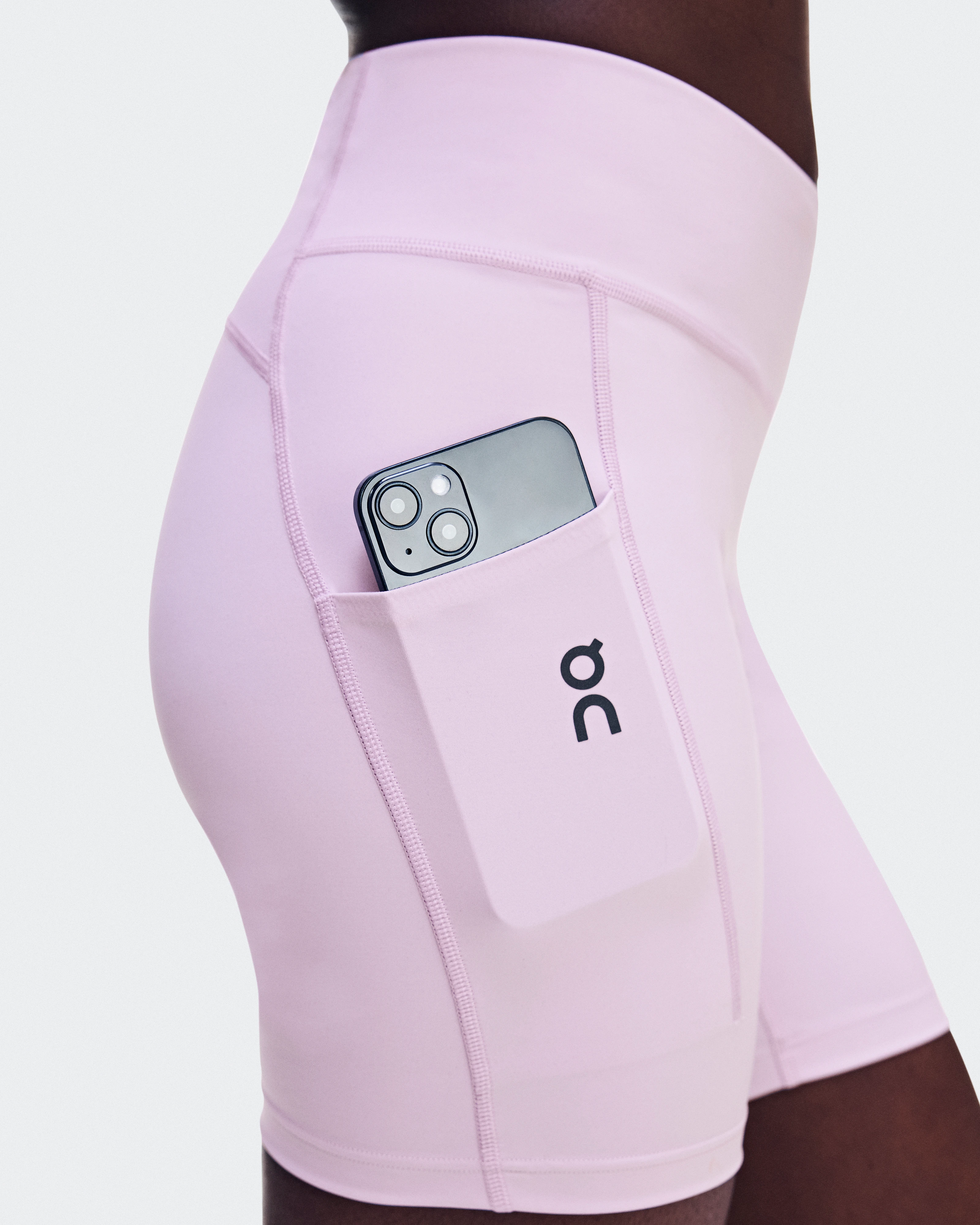 On Performance Tights Short Foxglove Femme Leggings