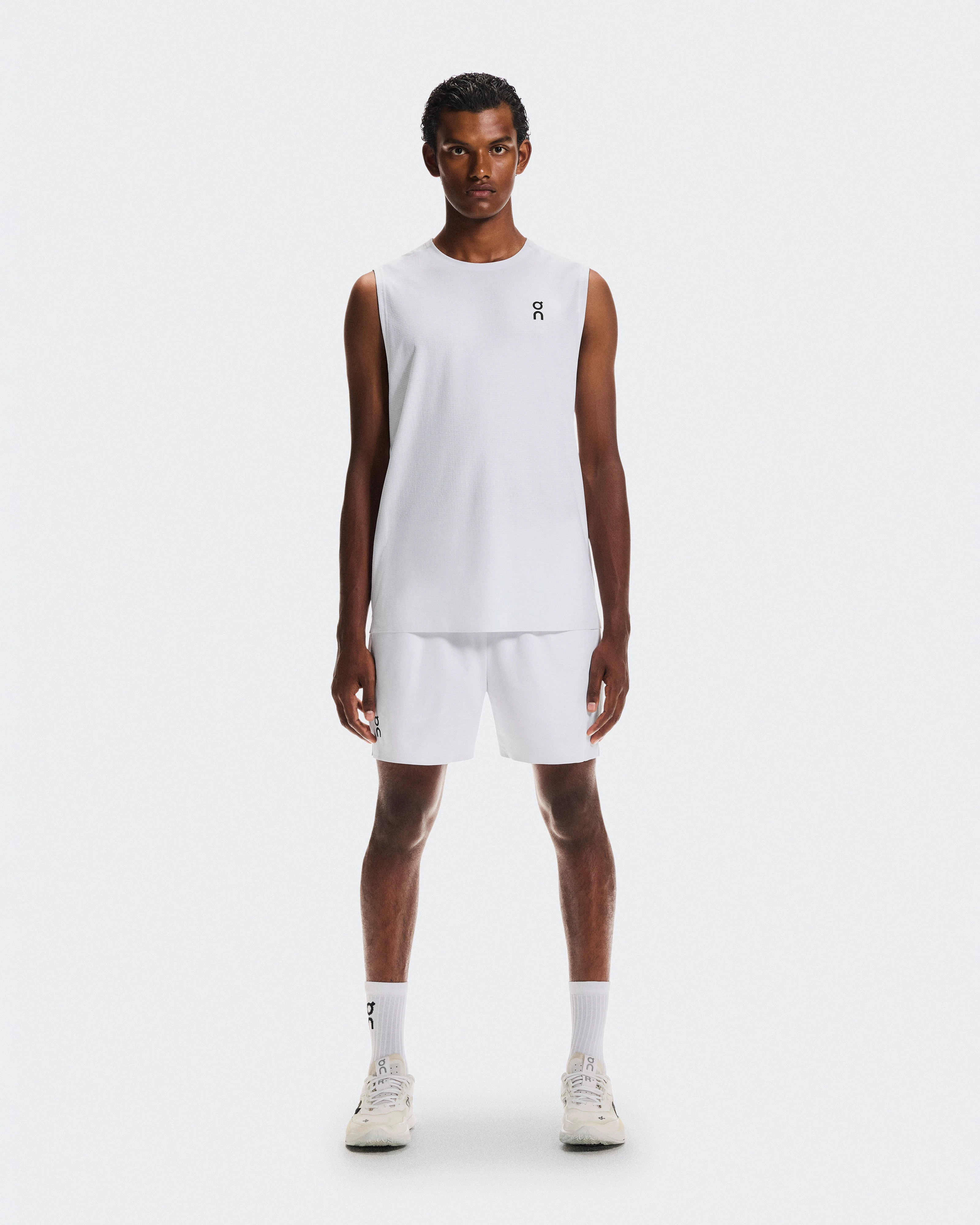 On Court Tank White Homme Hauts et t-shirts