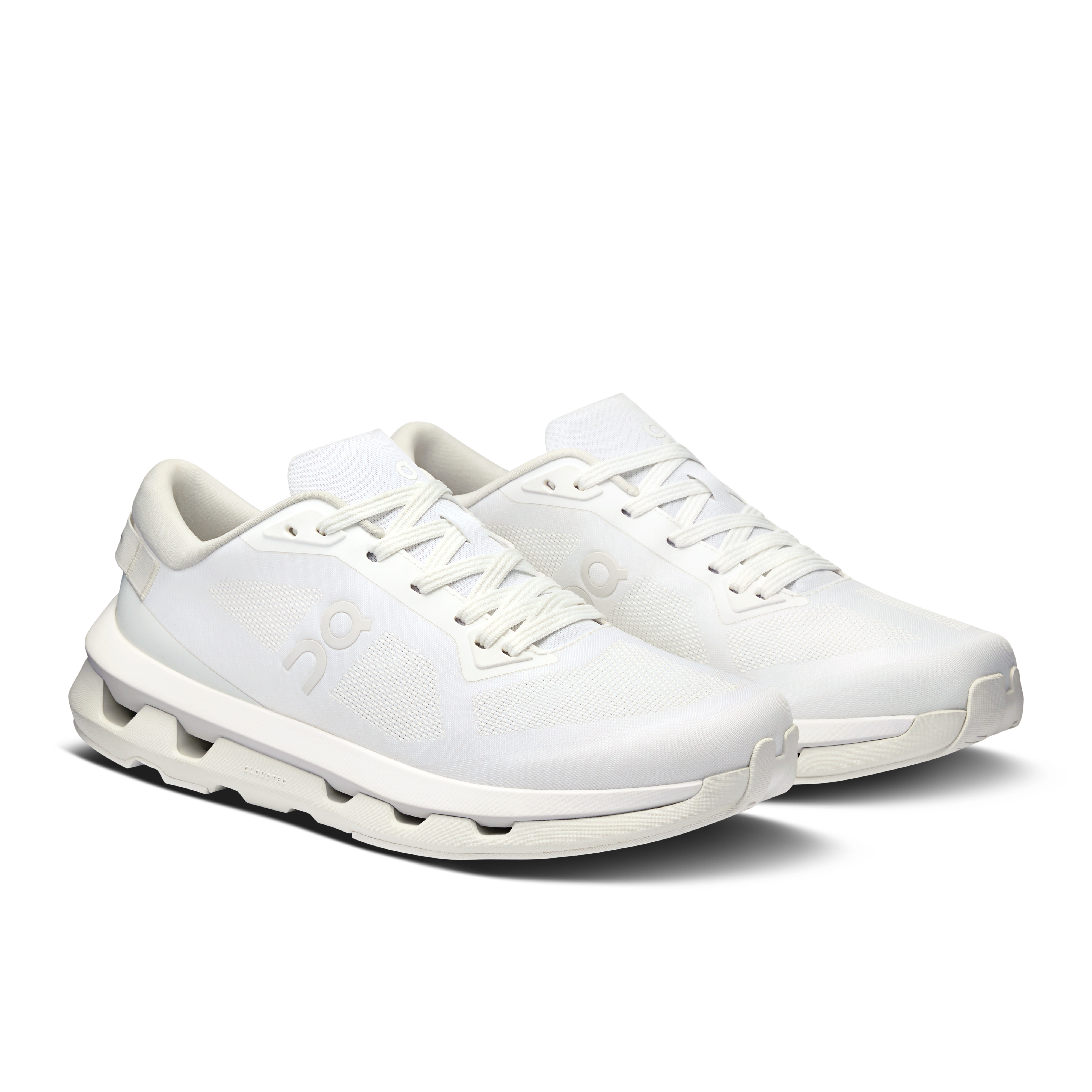 On Cloudzone White & White Femme Active Life Chaussures