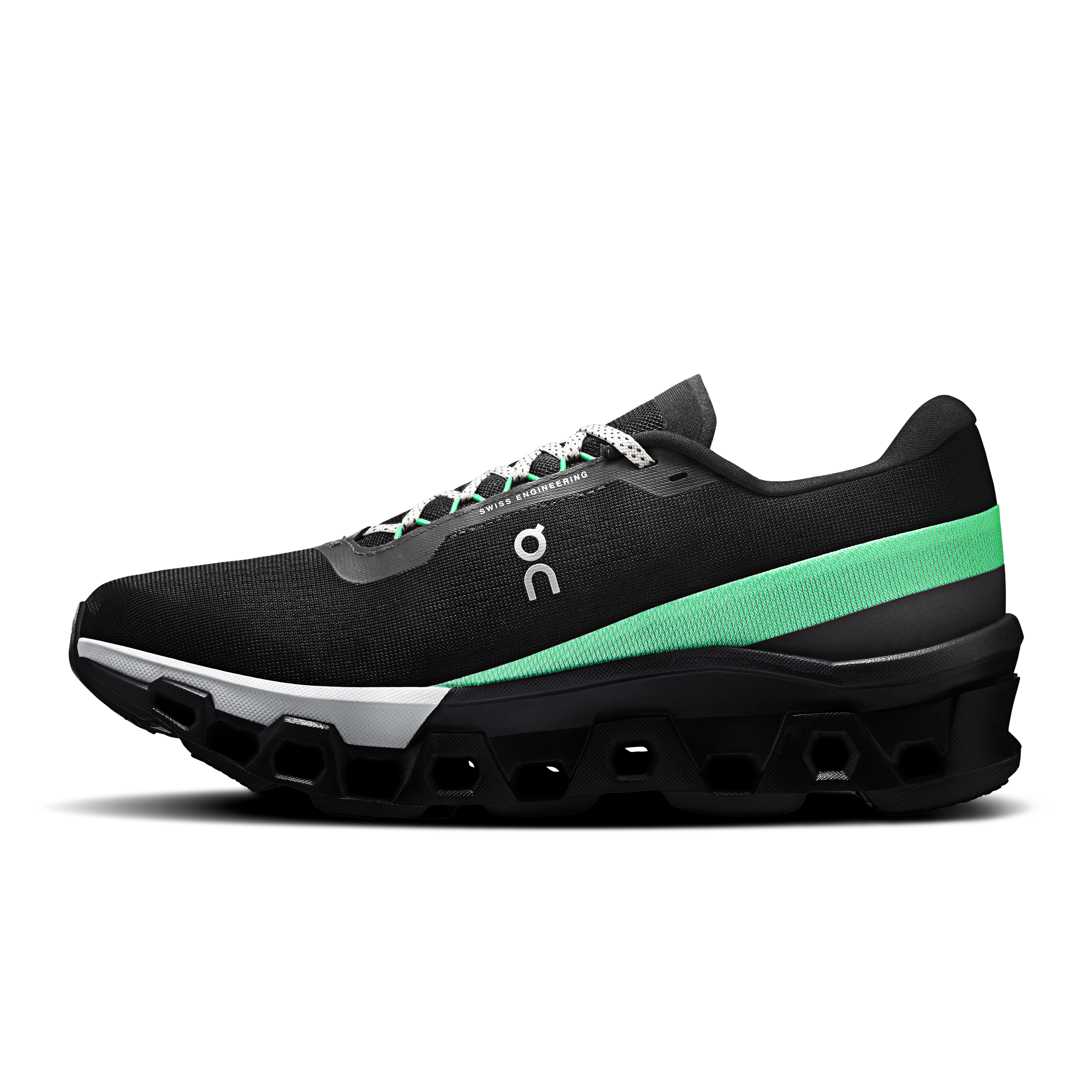 On Cloudmonster 2 Black & Glacier Homme Running sur route Chaussures