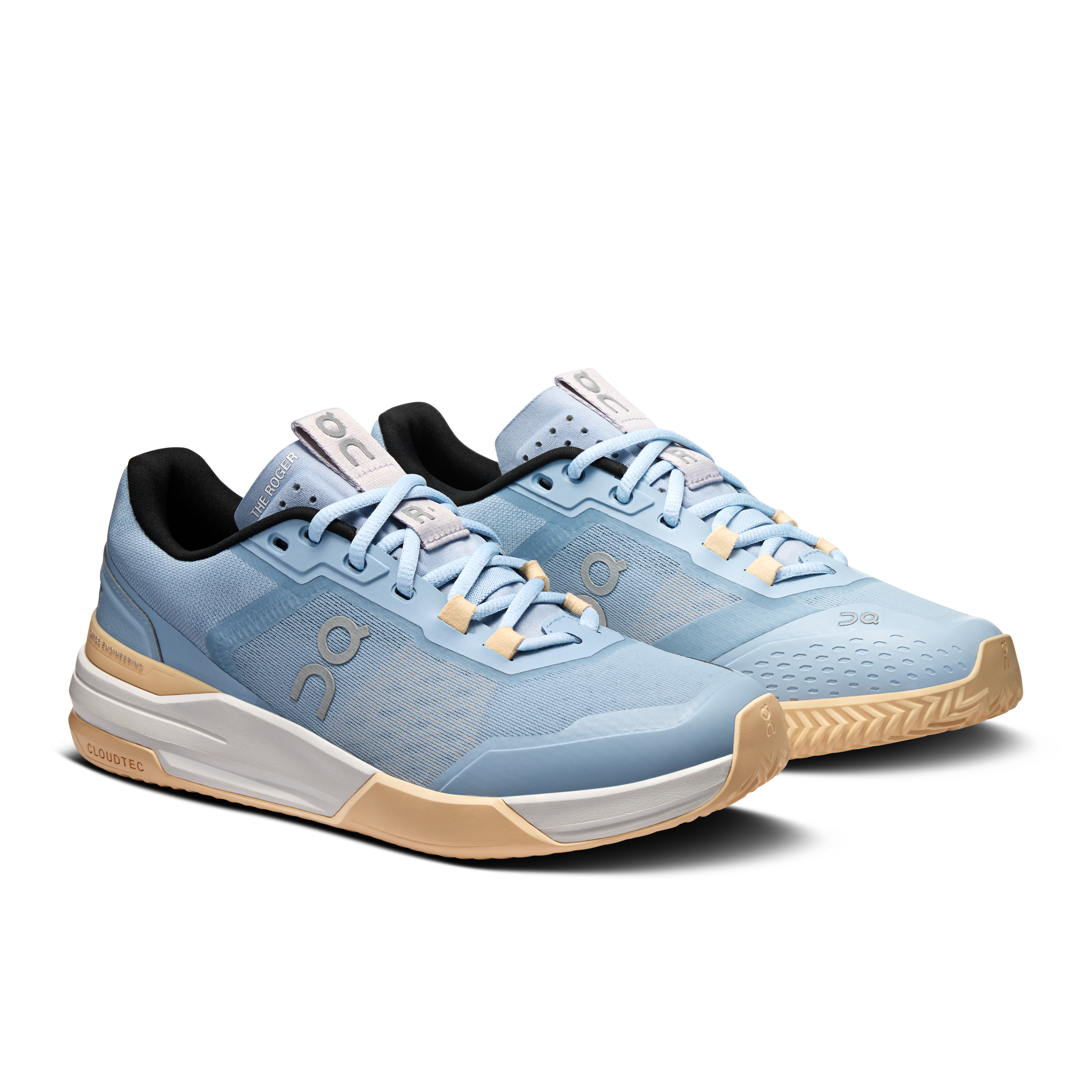 On THE ROGER Advantage Pro Clay Chambray & Blonde Femme Tennis Chaussures