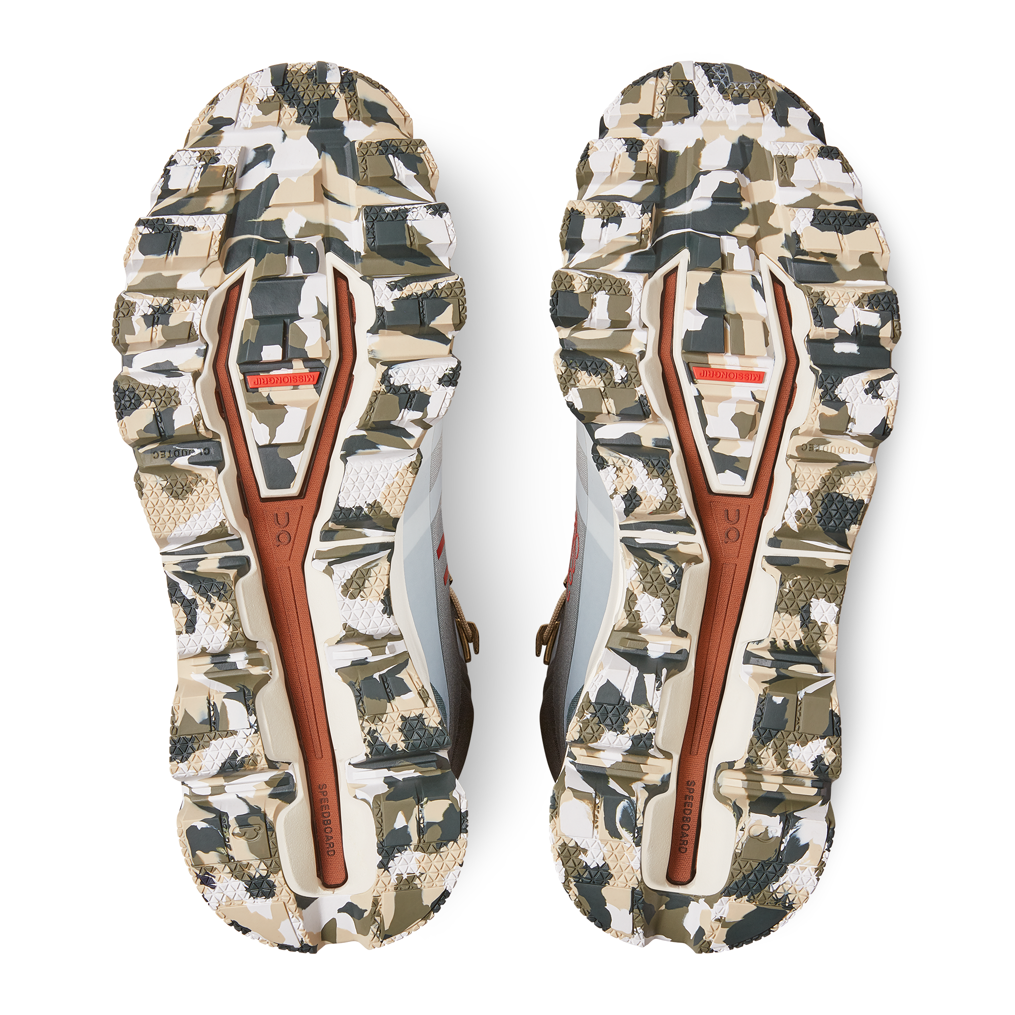 On Cloudrock LOEWE Gradient Khaki Homme Randonnée Chaussures