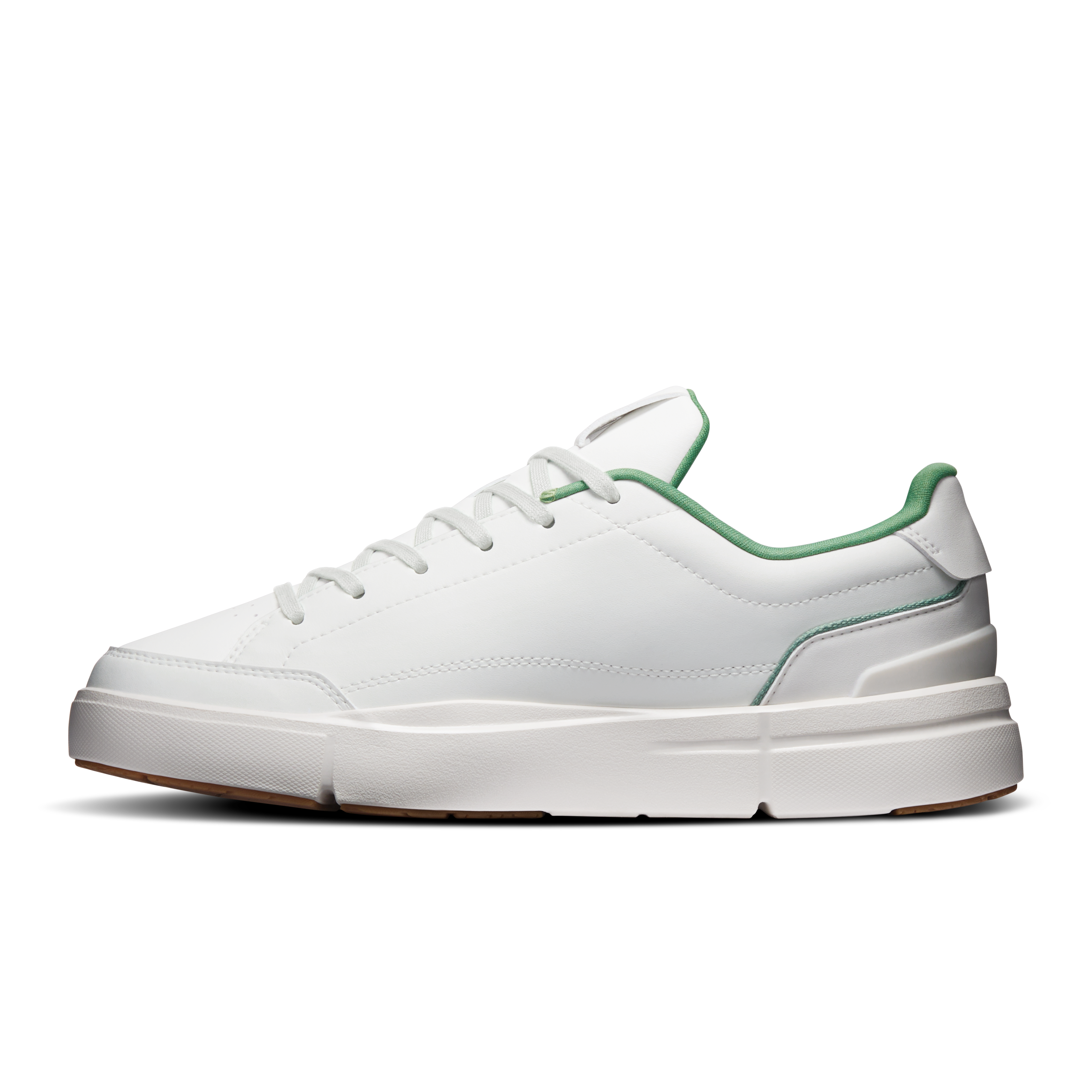 On THE ROGER Centre Court Ivory & Fern Femme Active Life Chaussures