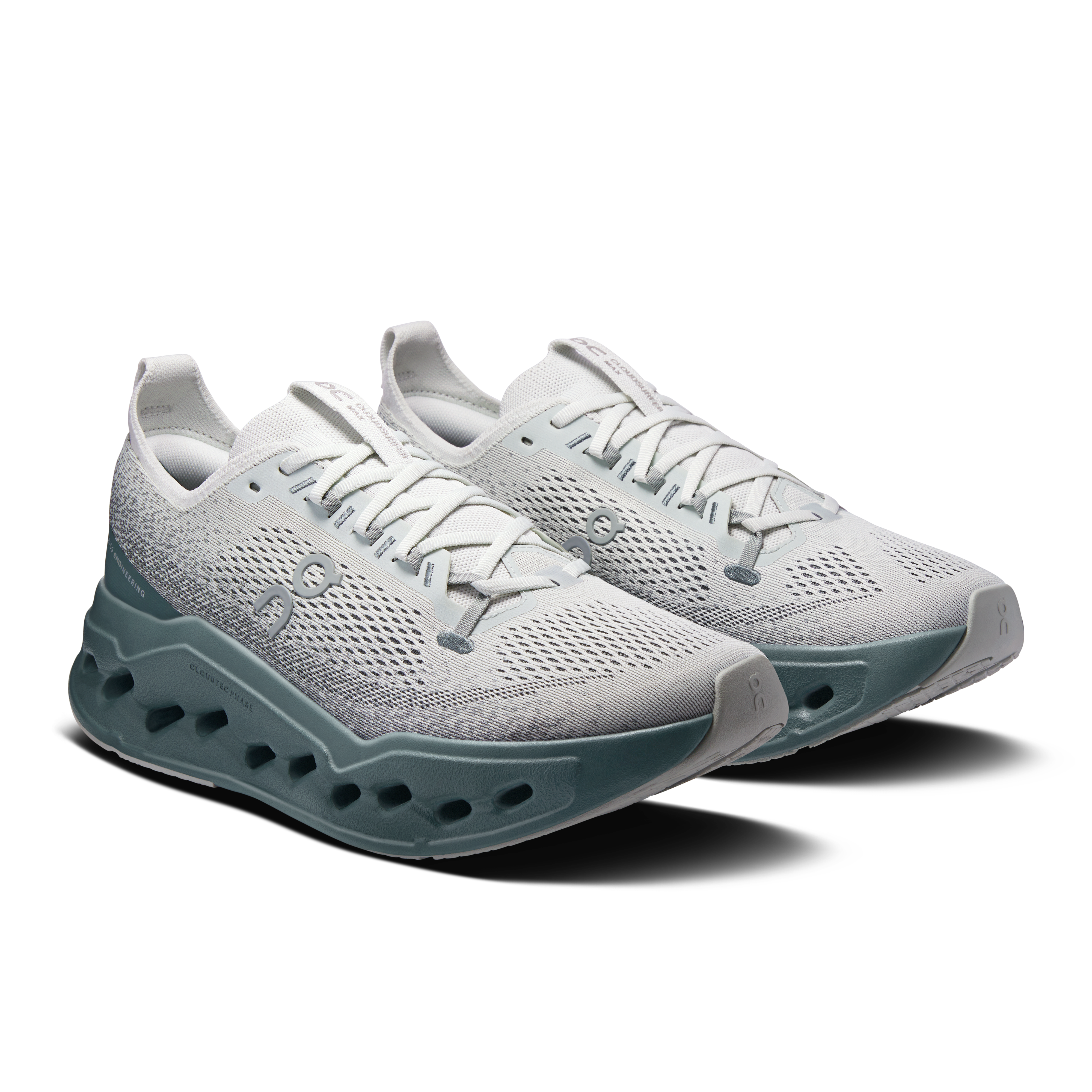 On Cloudsurfer Max Iceberg & Olive Homme Running sur route Chaussures