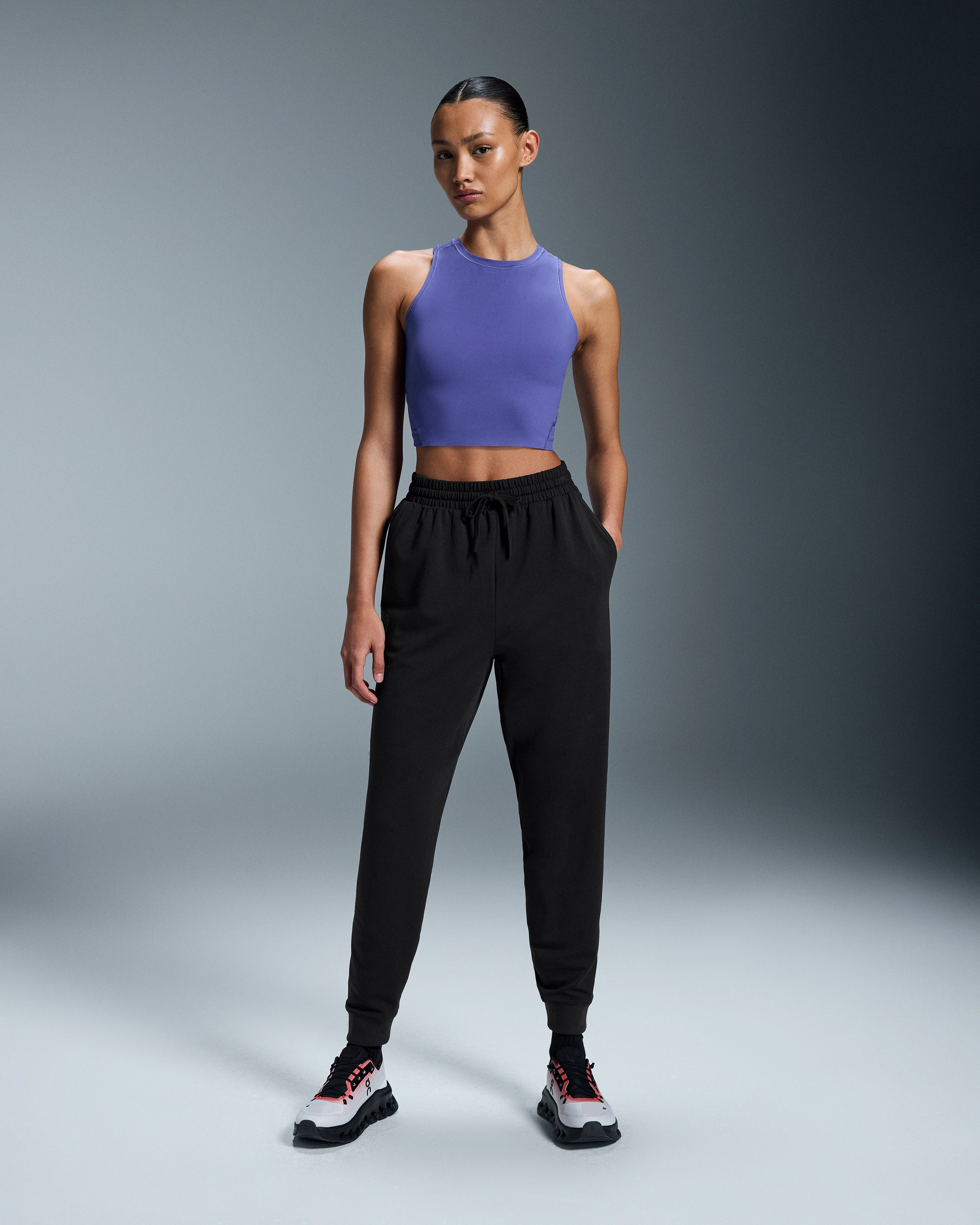 On Studio Joggers Black Femme Pantalons
