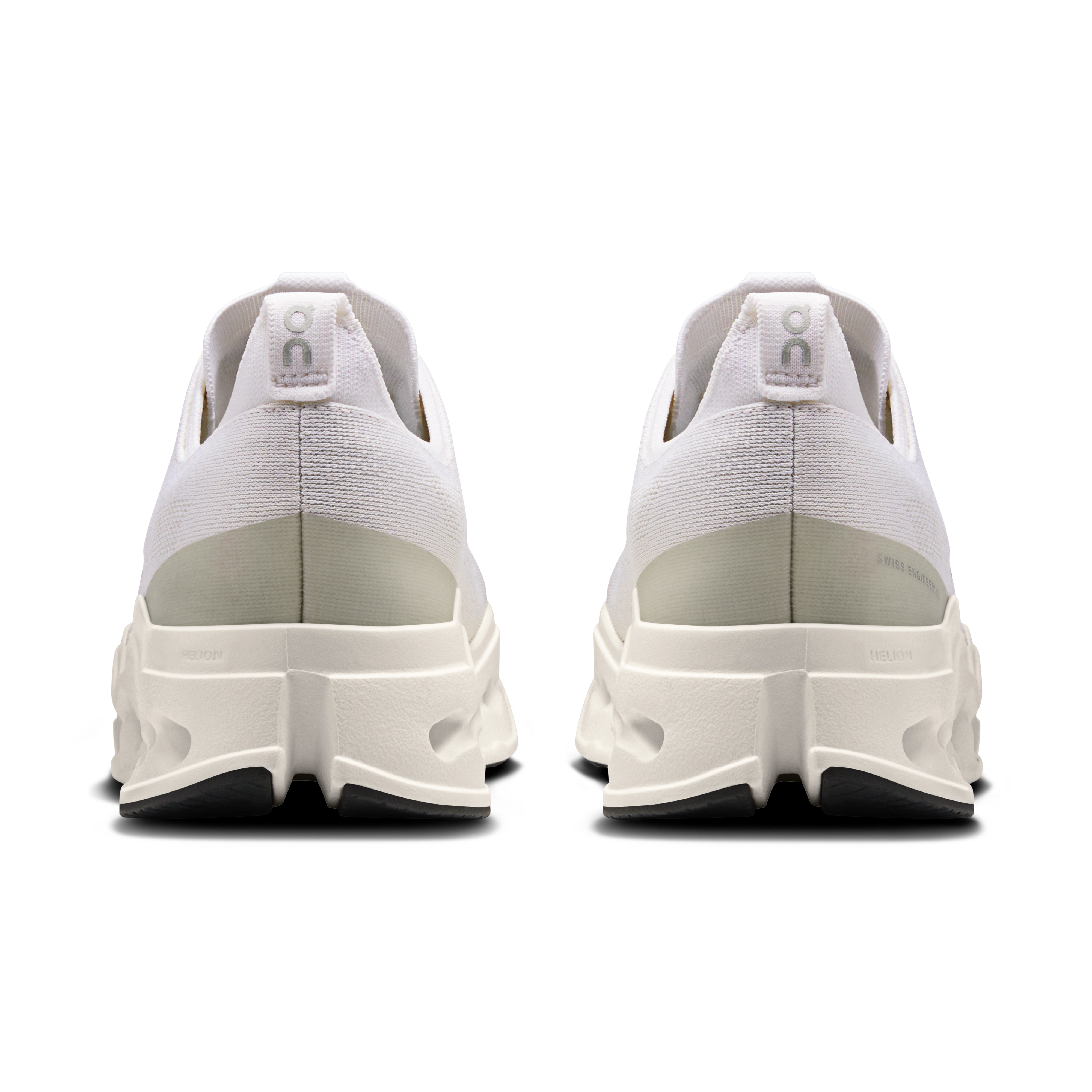On Cloudsurfer Max Wide White & White Homme Running sur route Chaussures