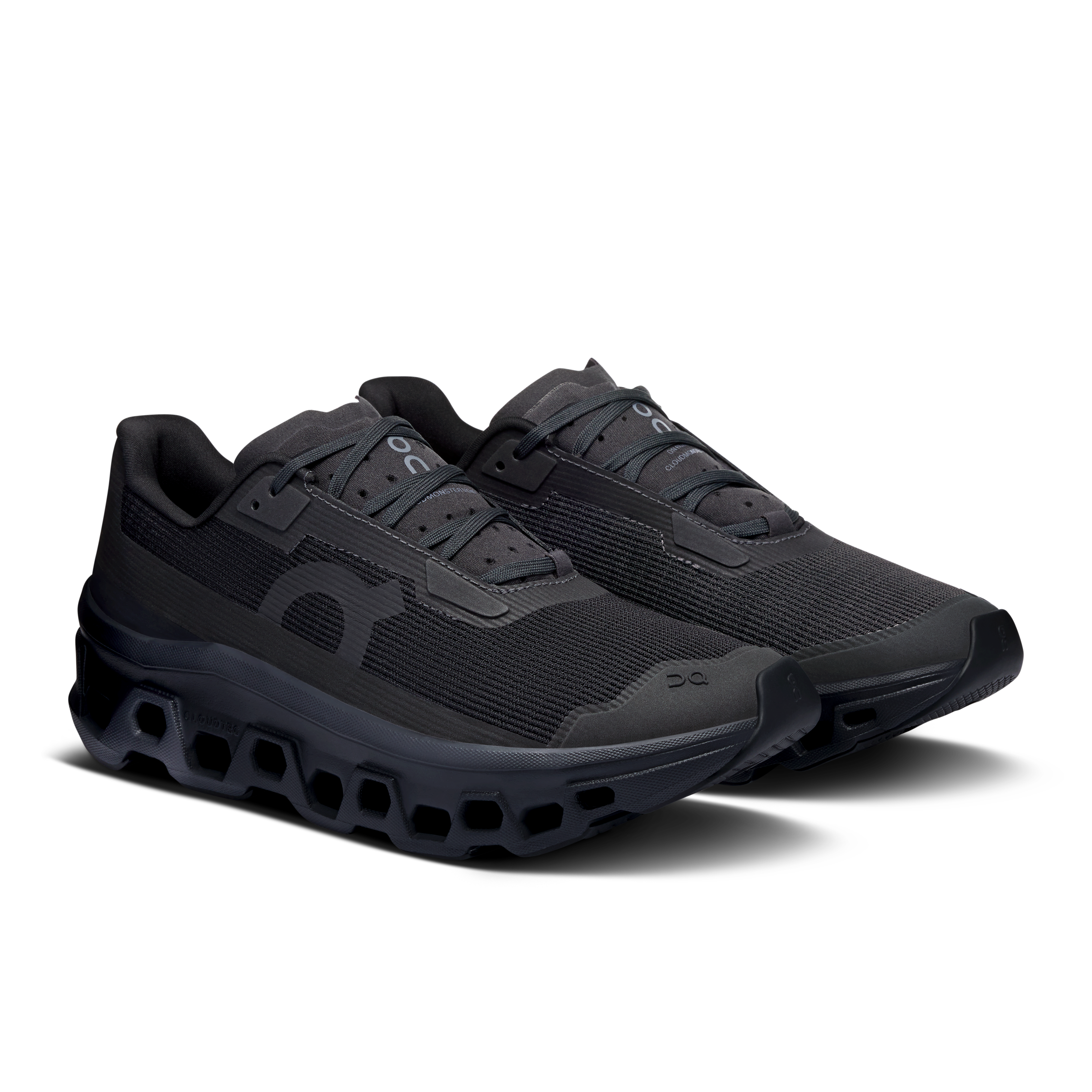 On Cloudmonster Void Black & Black Femme Active Life Chaussures