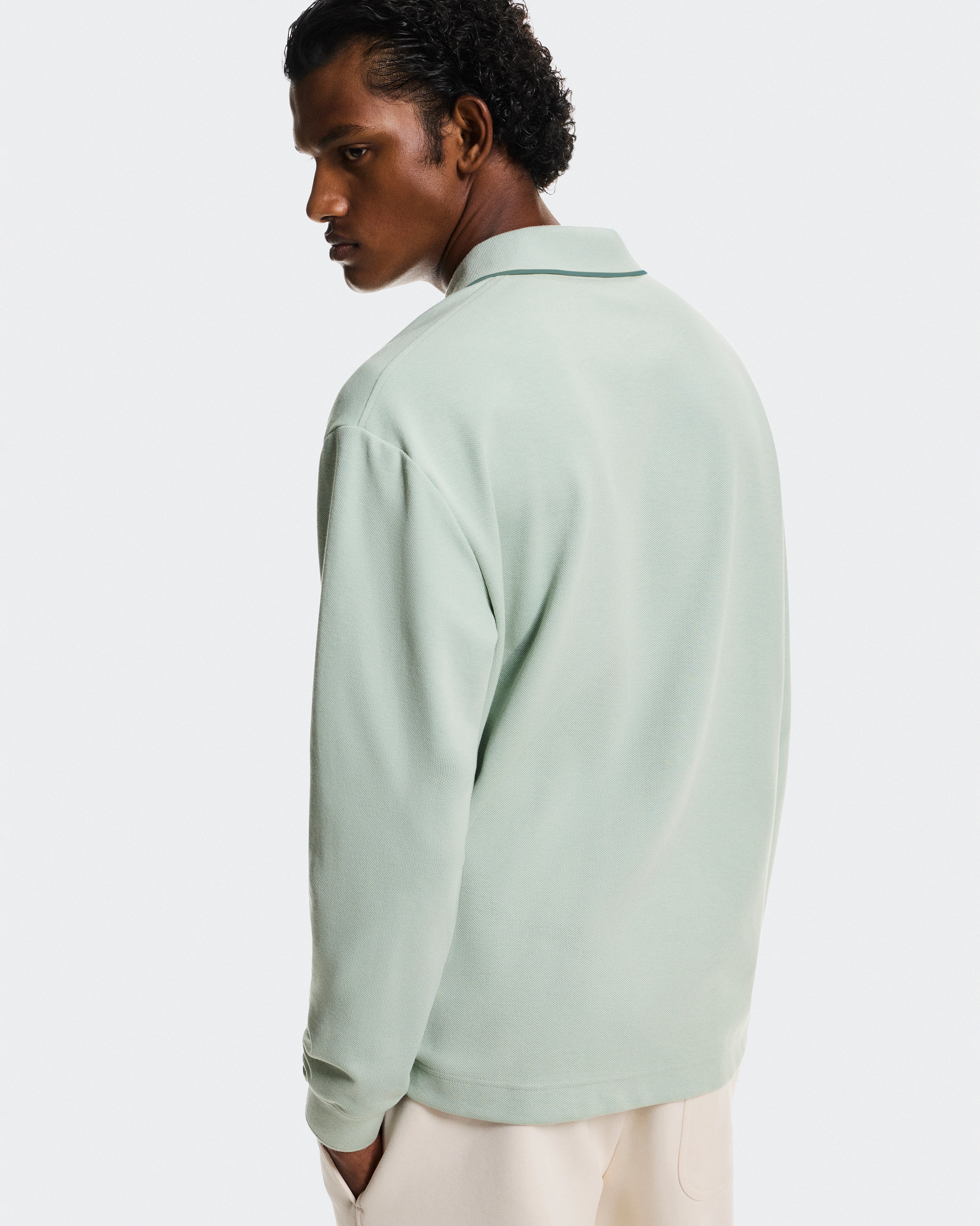 On Courtside Long-T Polo Mineral & Tide Homme Hauts et t-shirts