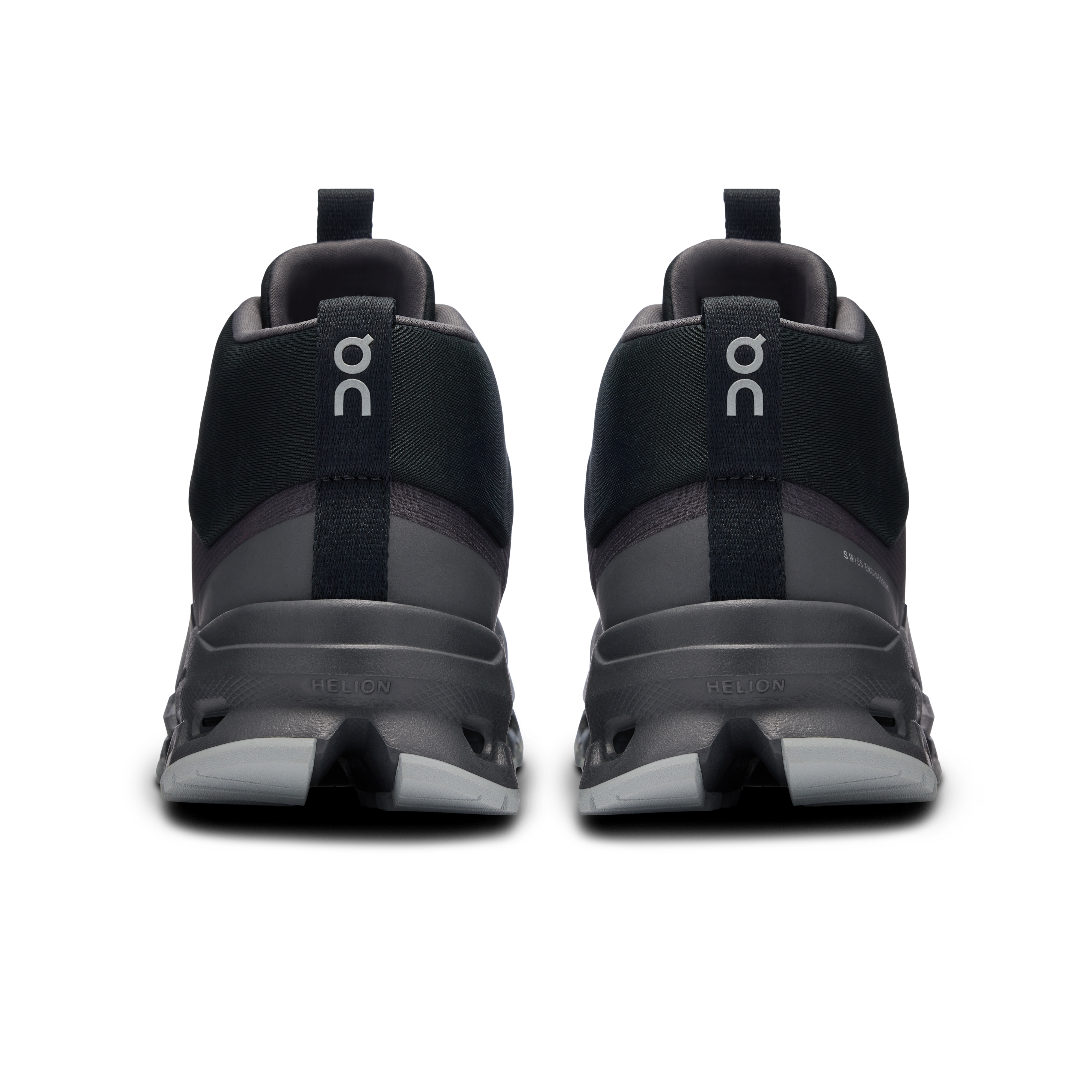On Cloudhero Mid Waterproof Black & Eclipse Ados Active Life Chaussures