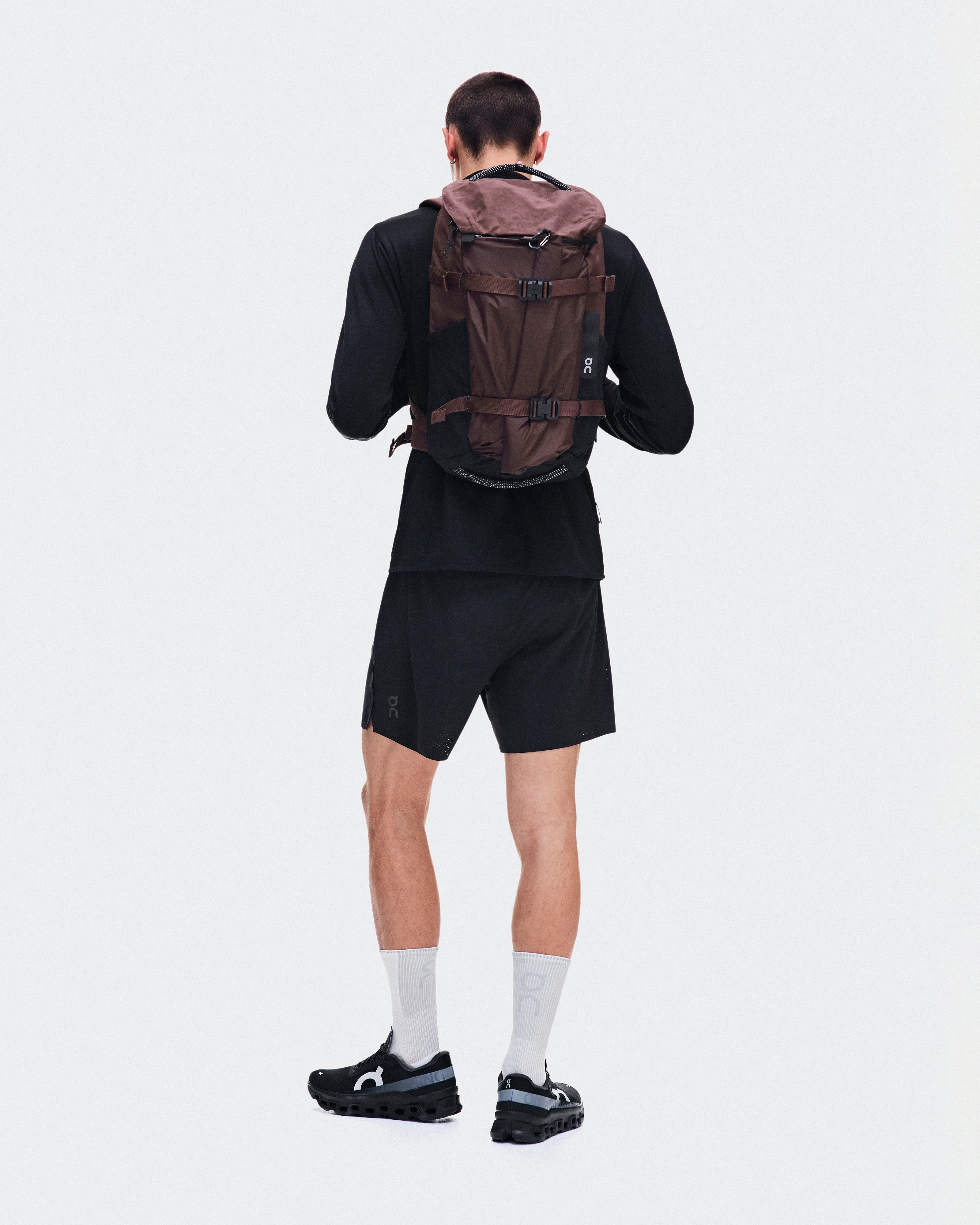 On Speed Pack 24L Elite Cacao & Black Unisexe Sacs