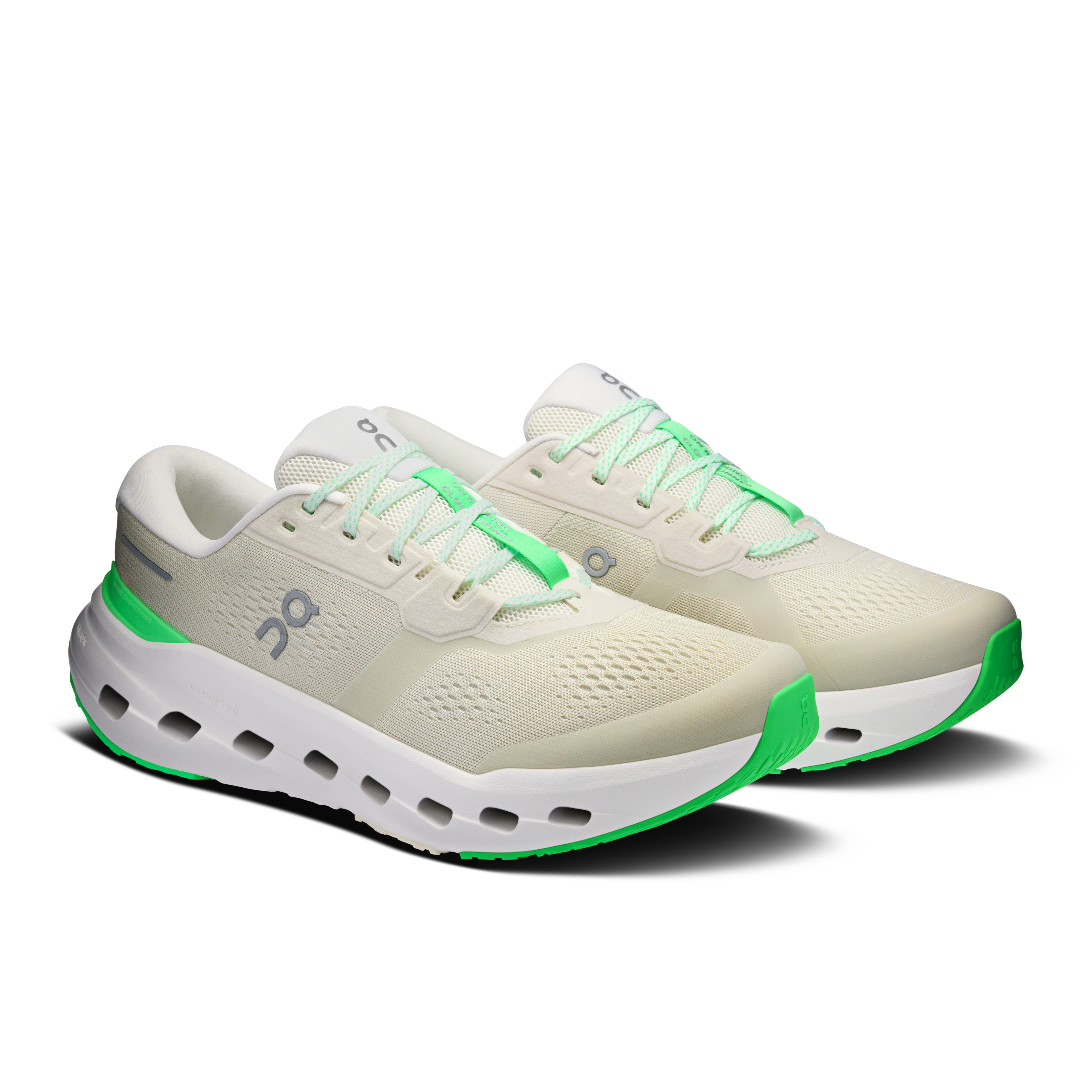 On Cloudrunner 3 Wide Ghost & Verdite Homme – Running quotidien, foulées stables Chaussures