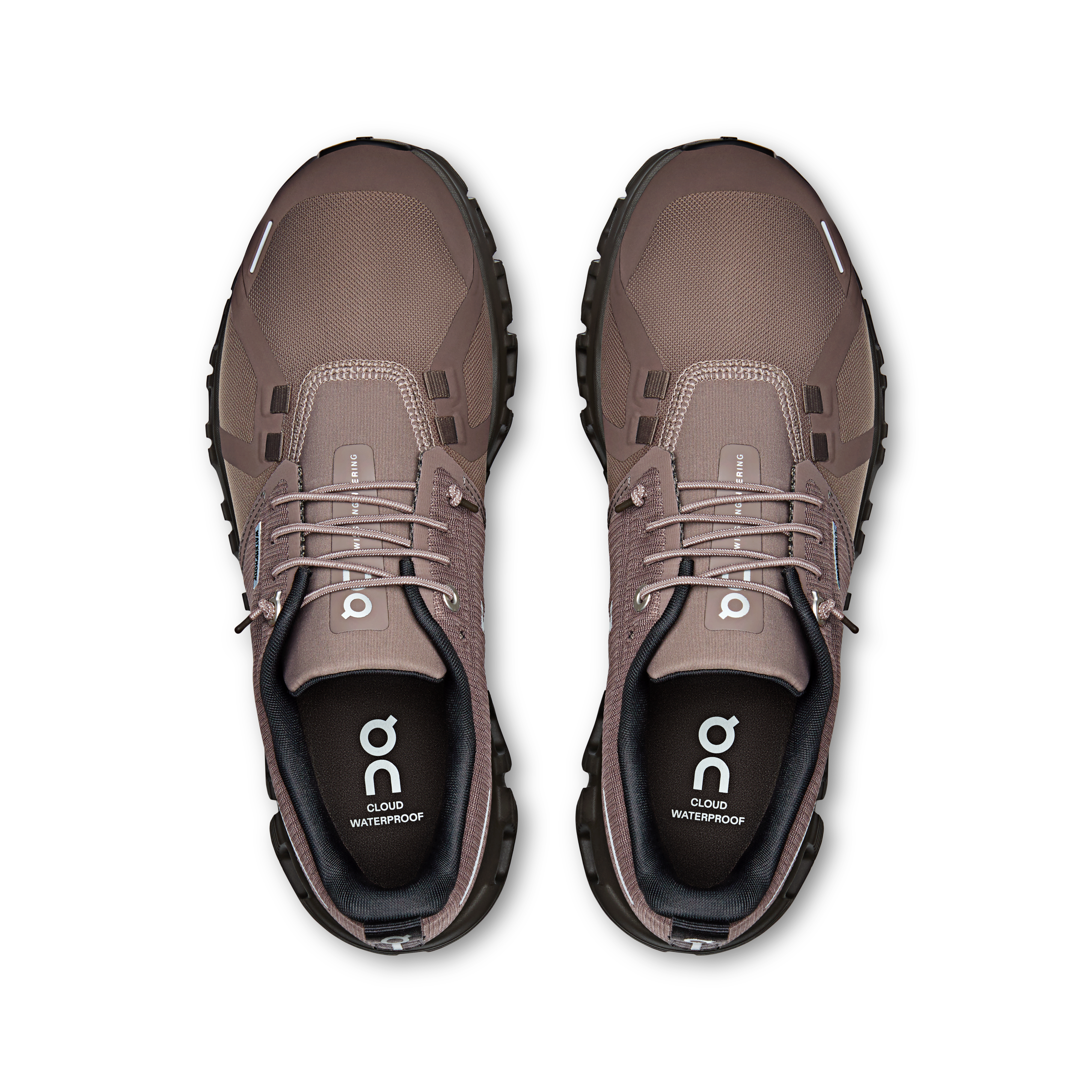 On Cloud 6 Waterproof Ash & Sable Femme – Quotidien, Zero-Gravity CloudTec®, imperméable Chaussures
