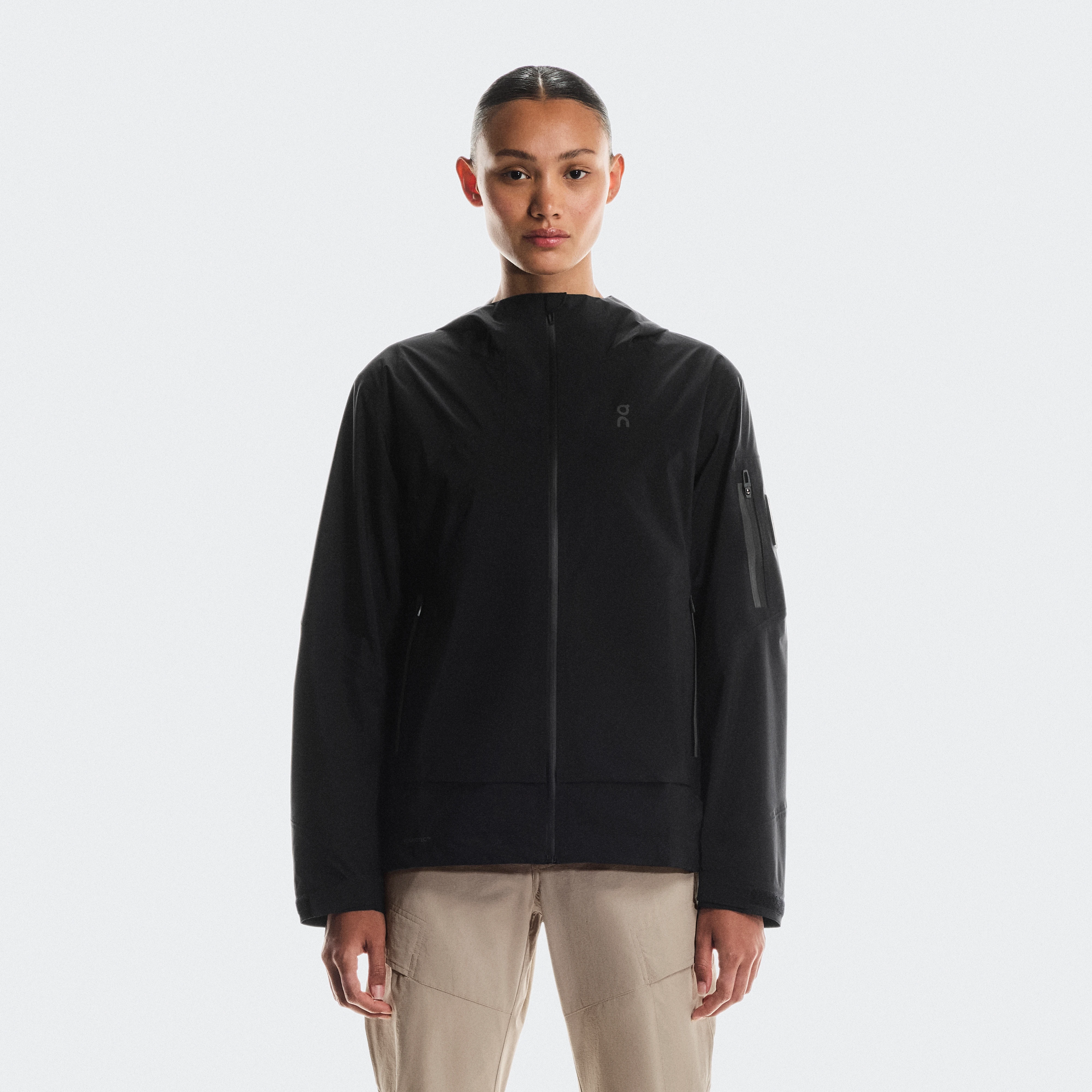 On Trek Jacket Black Femme – Pluie, randonnée, On GuardTec™ Vestes