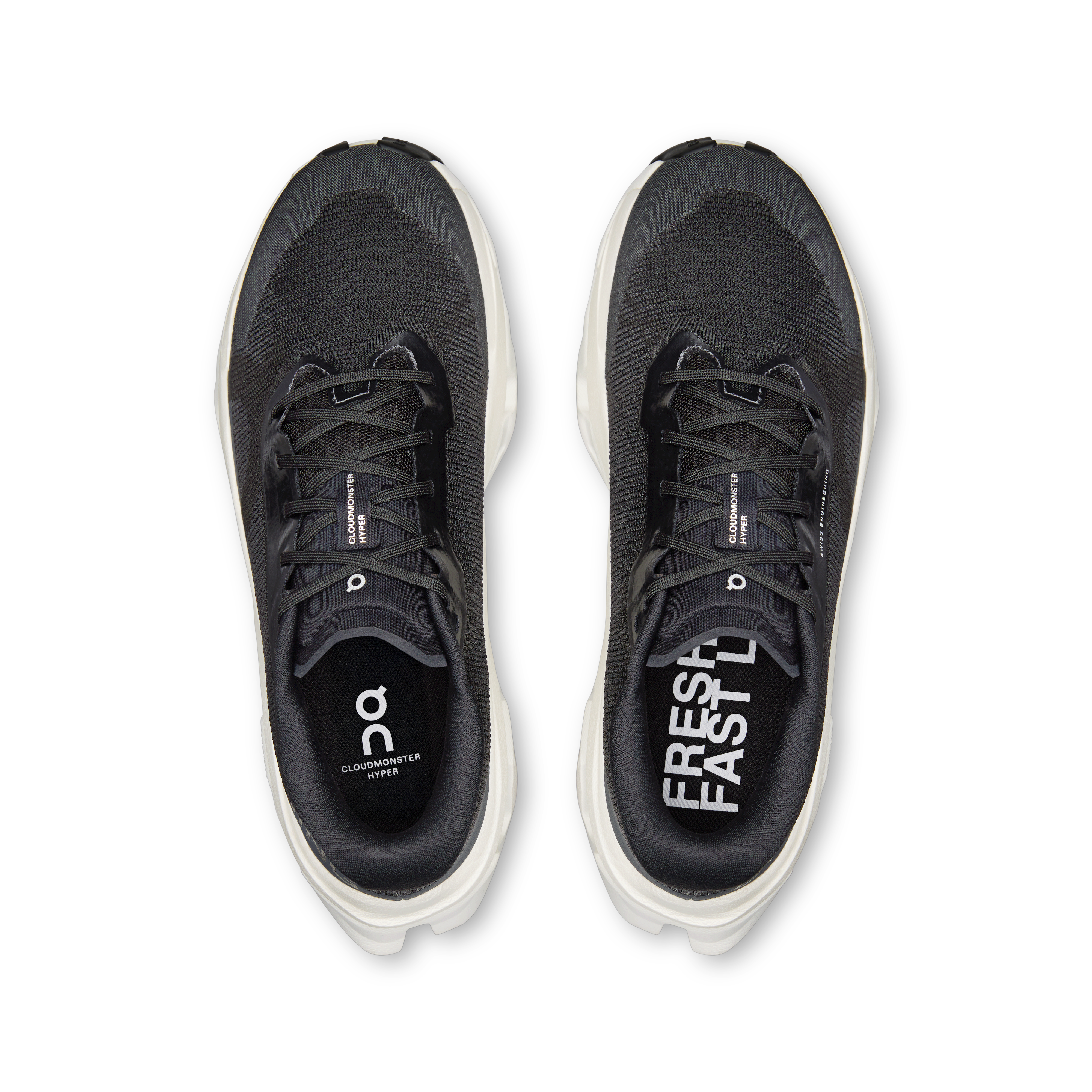 On Cloudmonster 3 Hyper Black & Ivory Femme Running sur route Chaussures