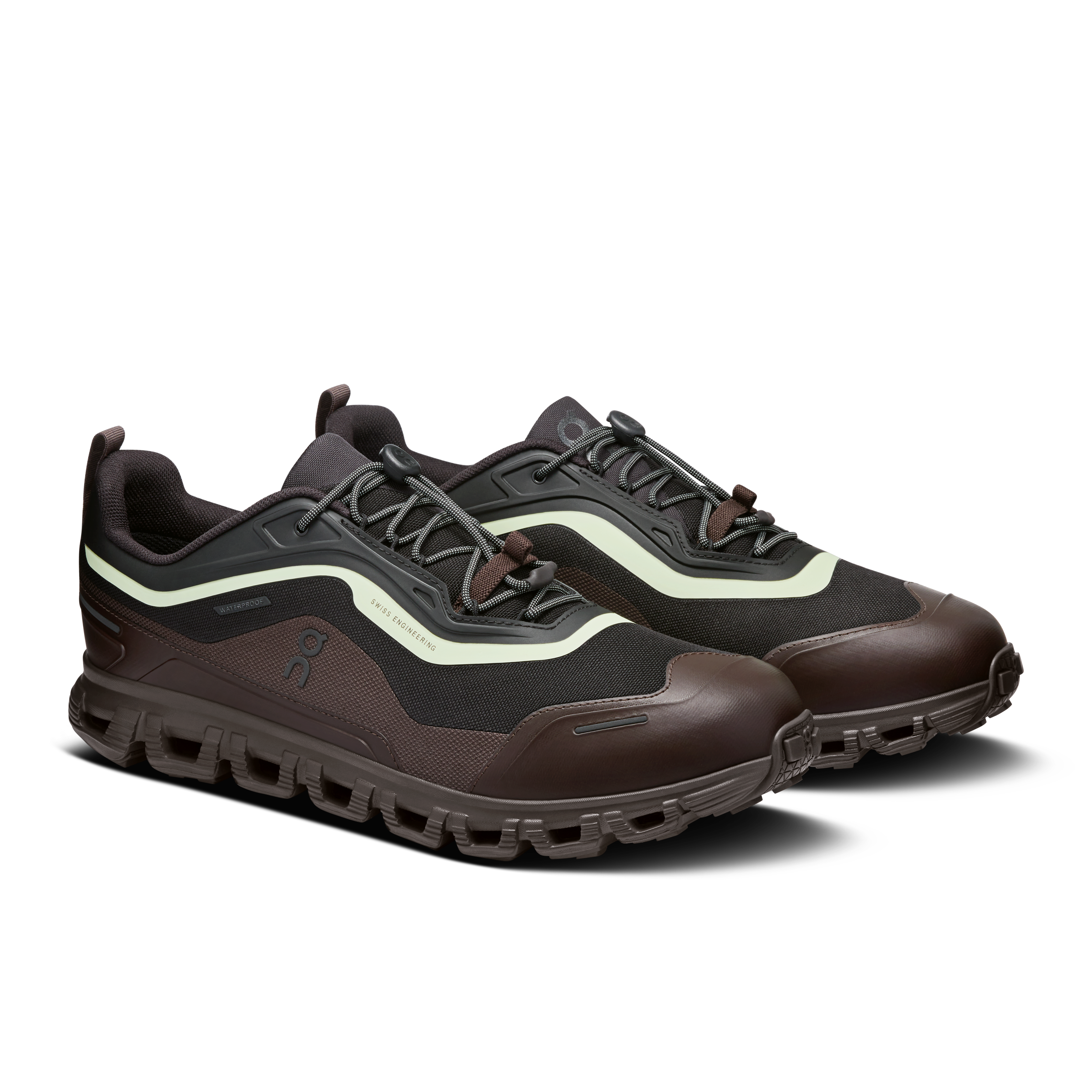 On Cloud 6 Geo Waterproof Black & Lima Homme Active Life Chaussures