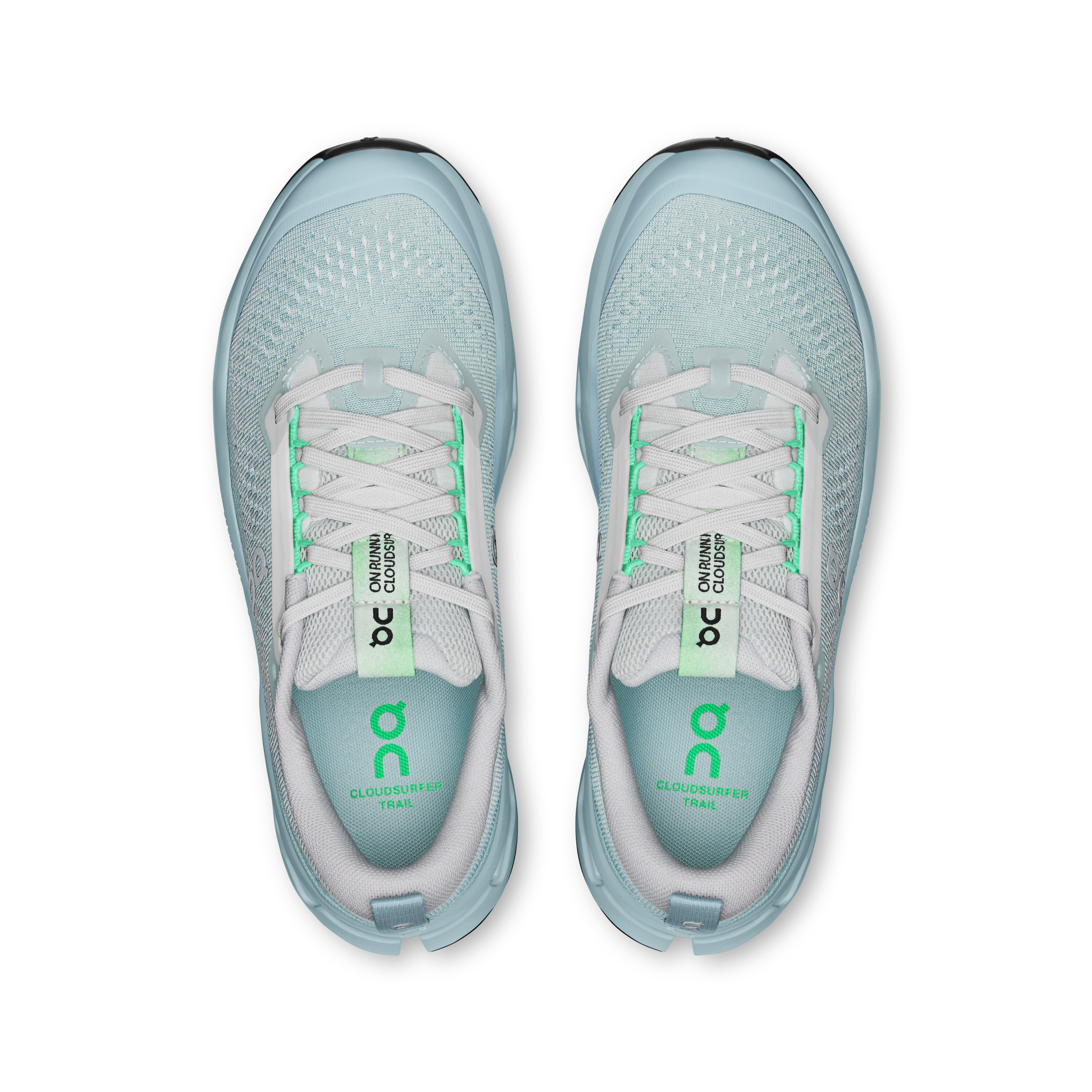 On Cloudsurfer Trail 2 Chalk & Gardenia Femme Running de trail Chaussures