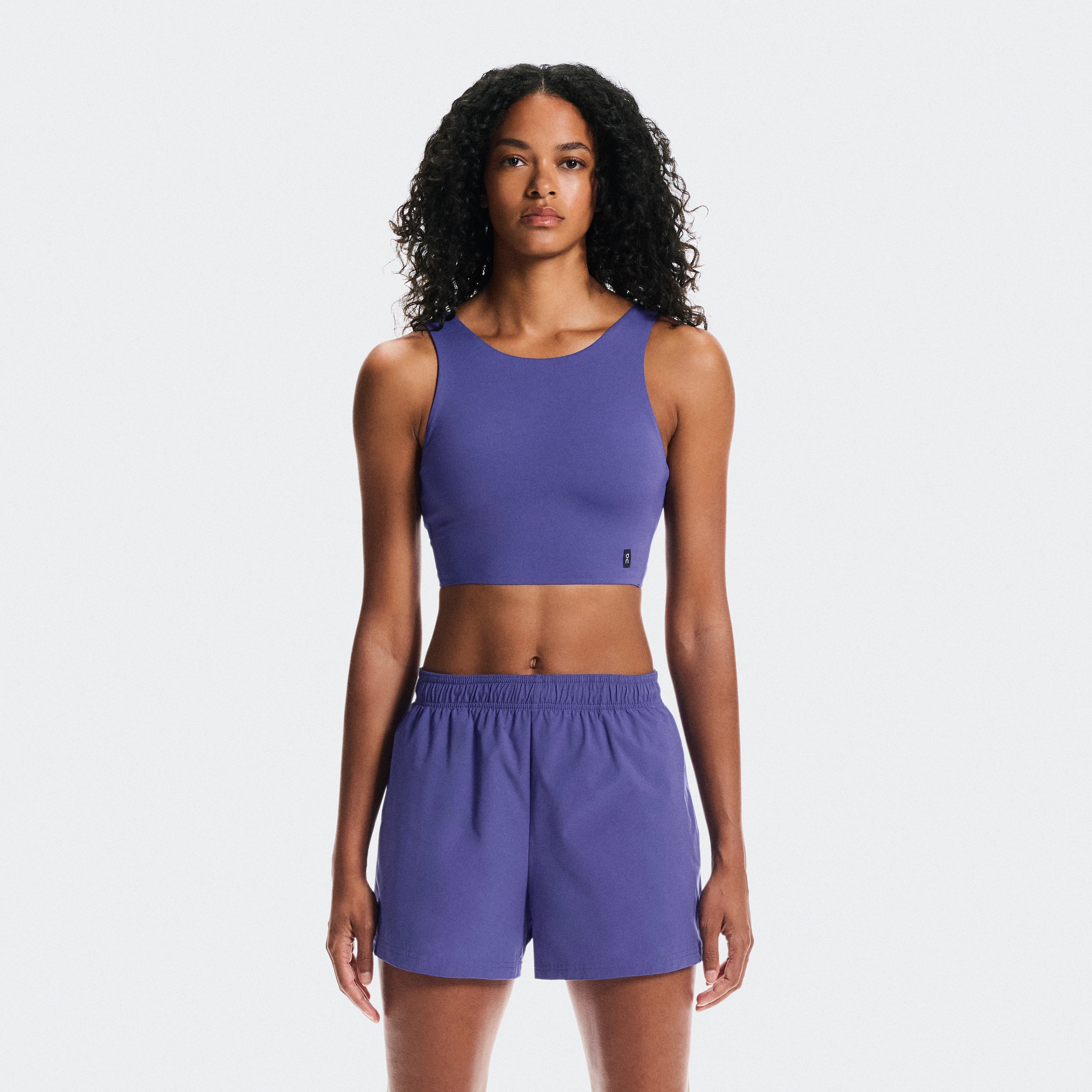 On Core 2-in-1 Crop Twilight Femme – Multisport, polyvalent, maintien renforcé Hauts et t-shirts