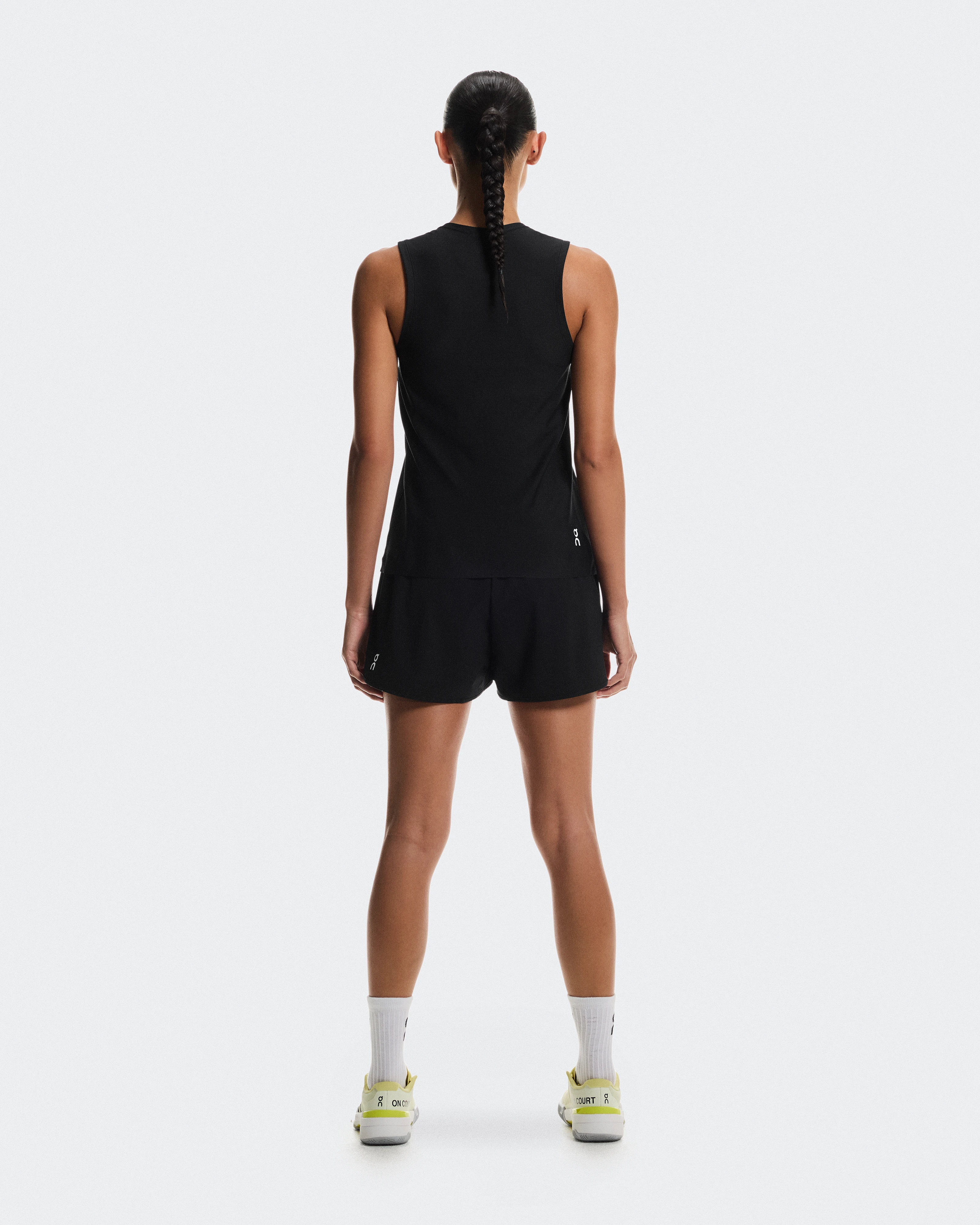 On 3" Court Shorts 2-in-1 Black Femme Shorts