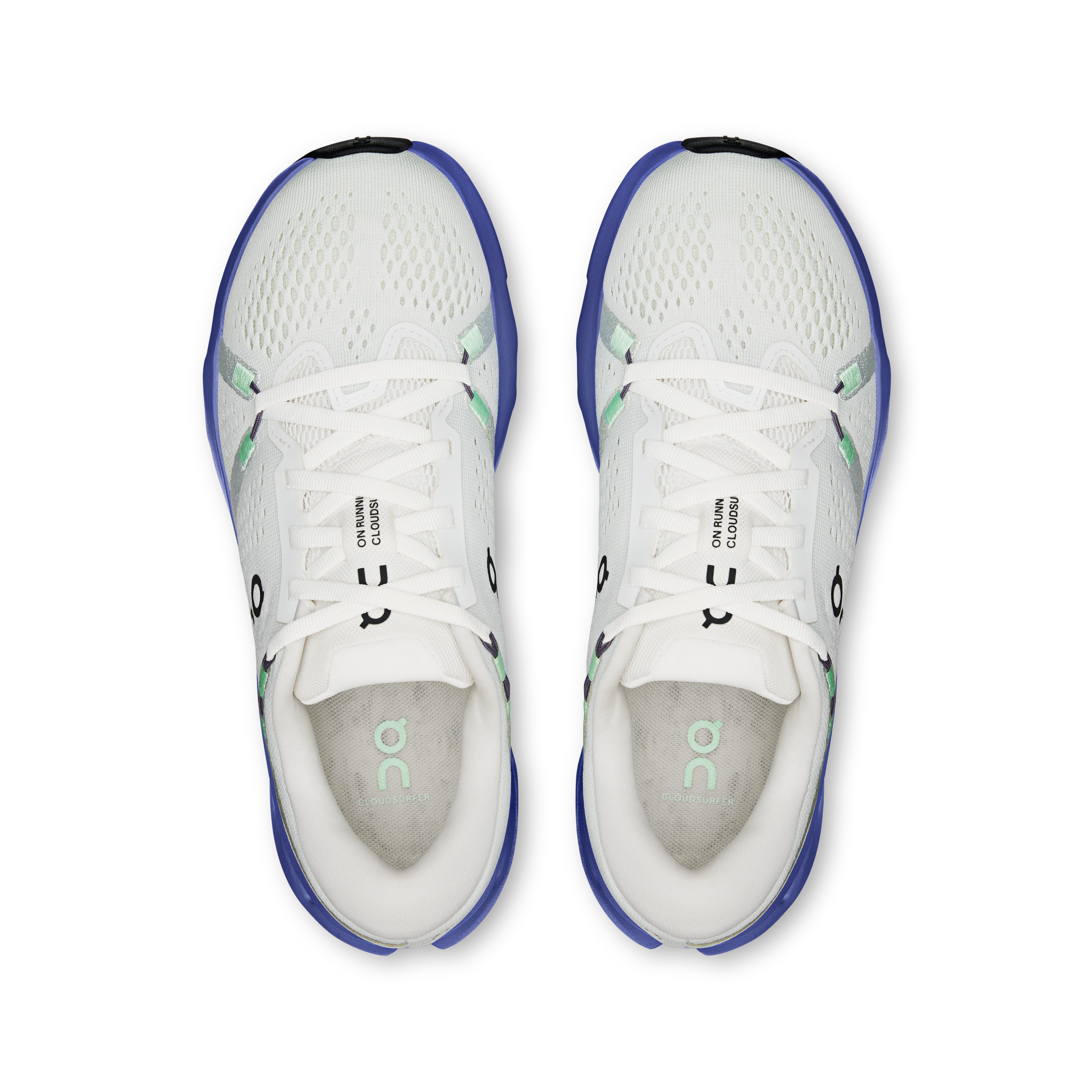 On Cloudsurfer 2 Ivory & Sailor Femme Running sur route Chaussures