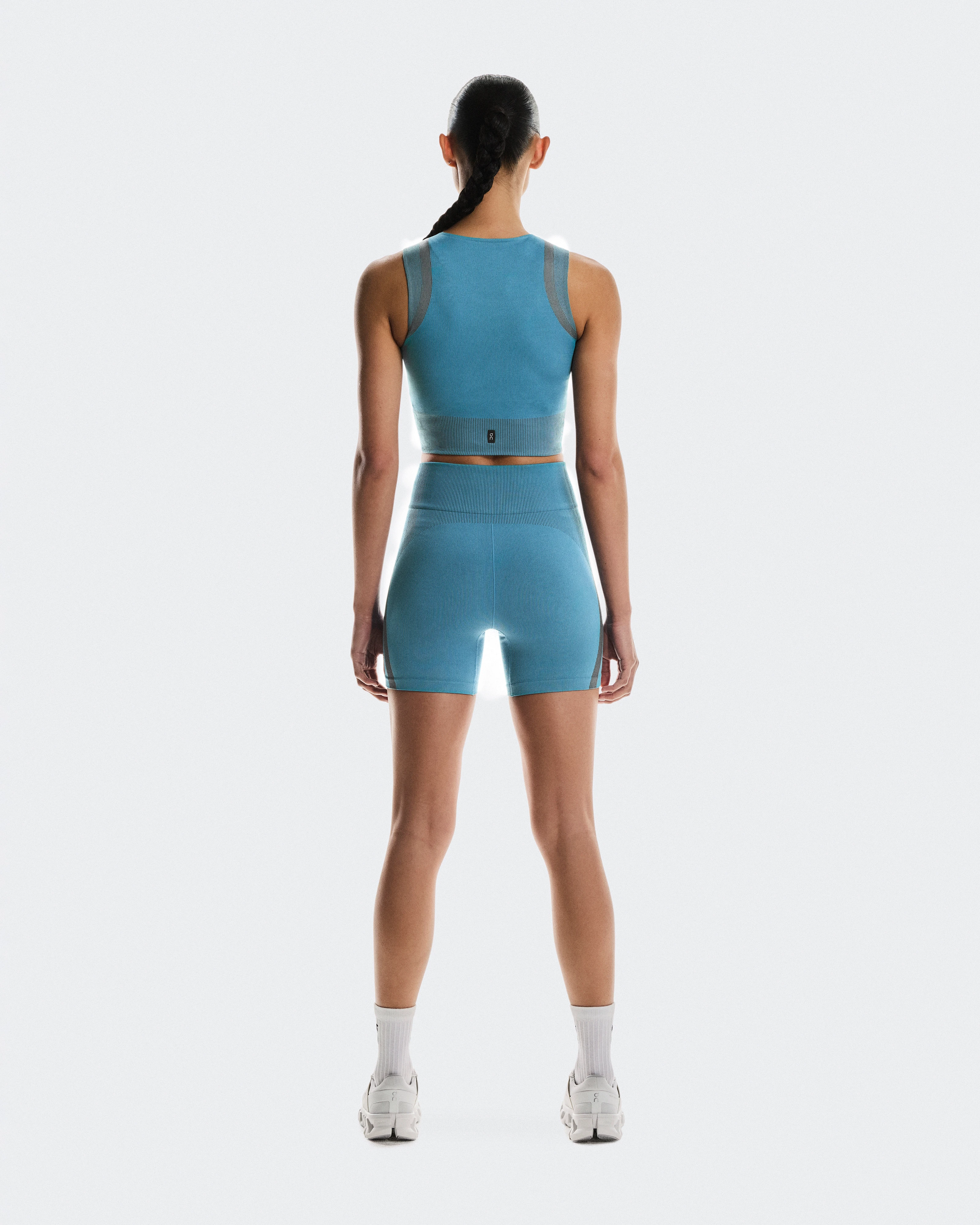 On Studio Knit Shorts Niagara & Rock Femme Shorts