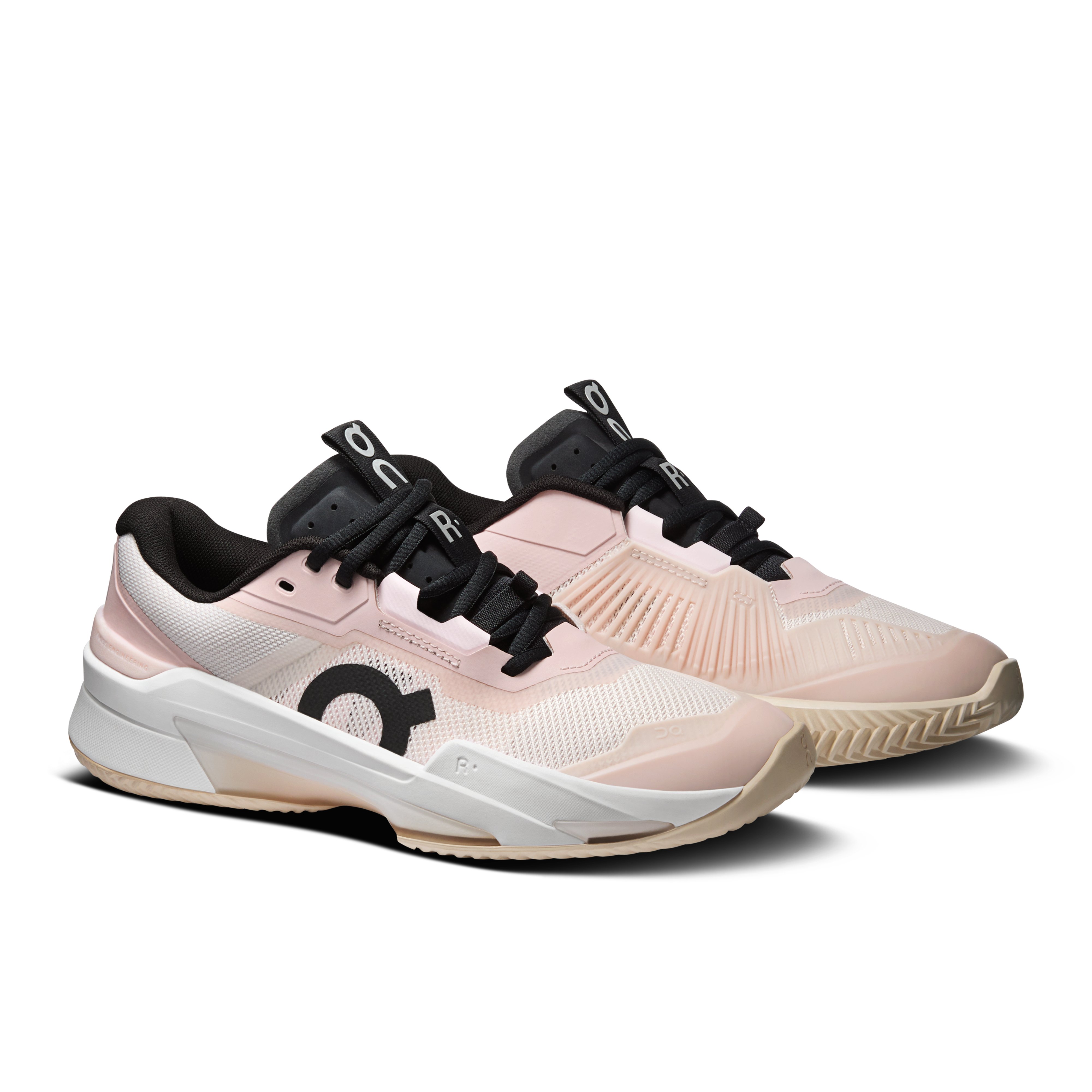 On THE ROGER Pro Fire Clay Doe & White Femme Tennis Chaussures