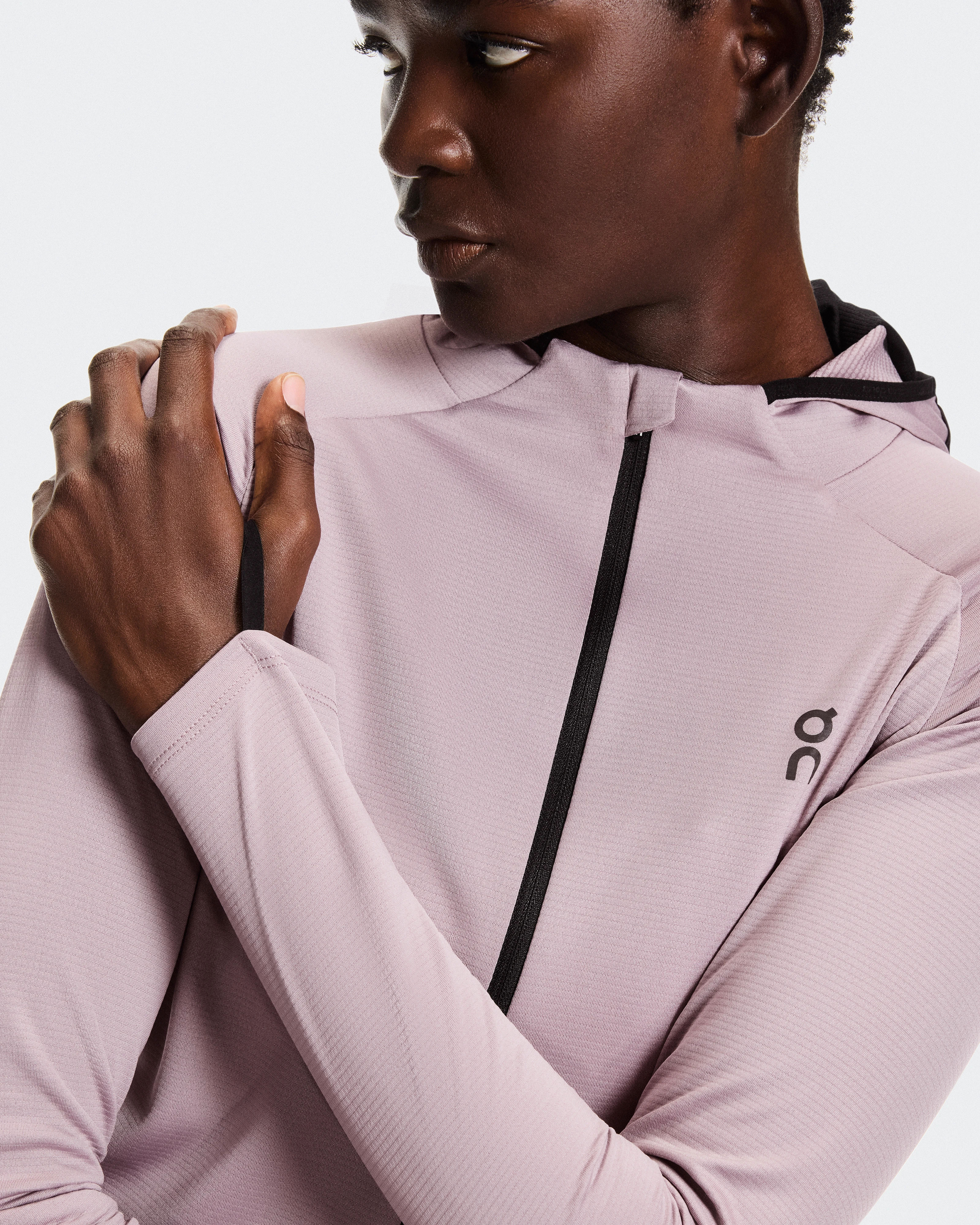 On Climate Zip Hoodie Heron Femme Sweats à capuche et sweats