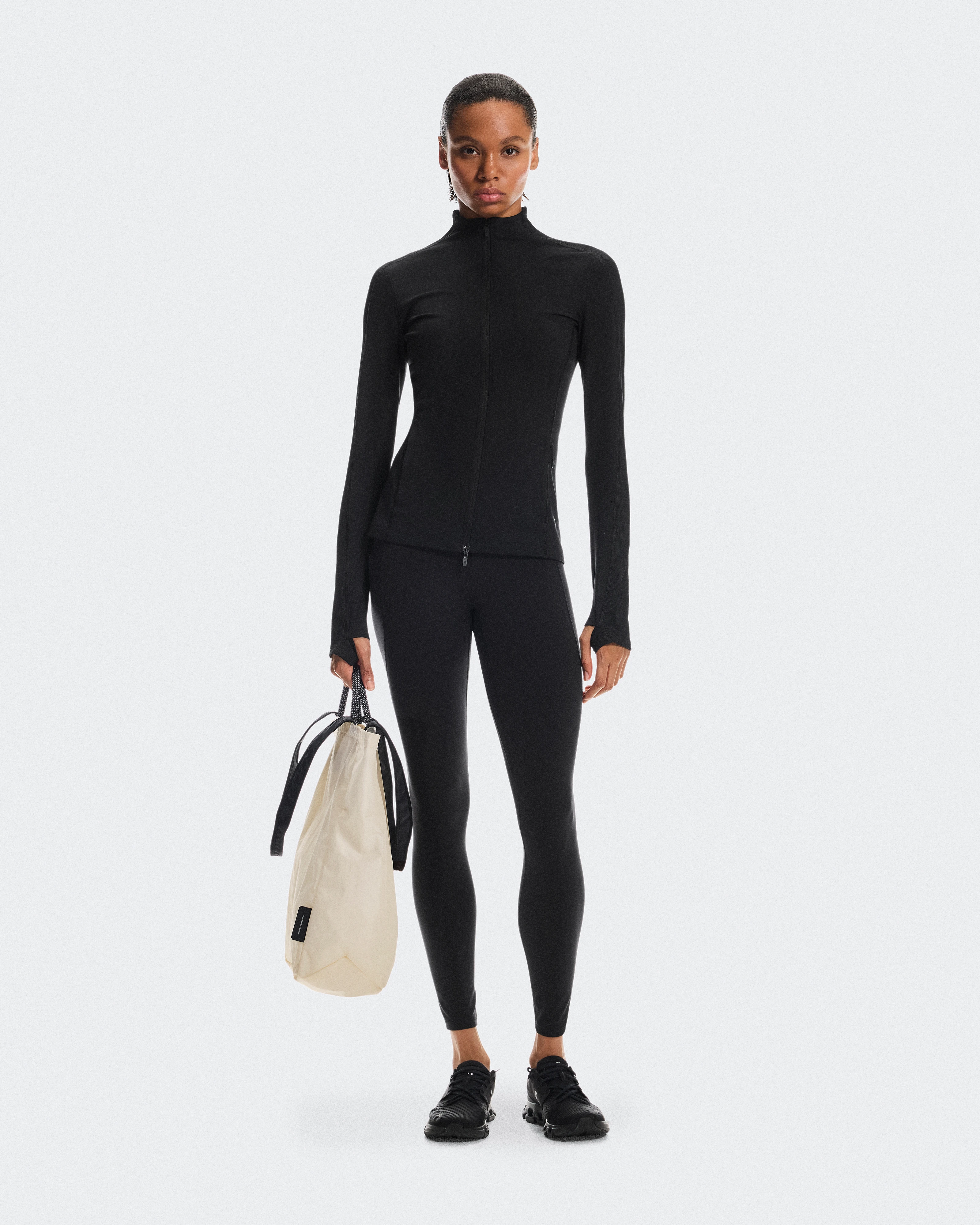 On Tote Pack 25L Cream & Black Unisexe Sacs