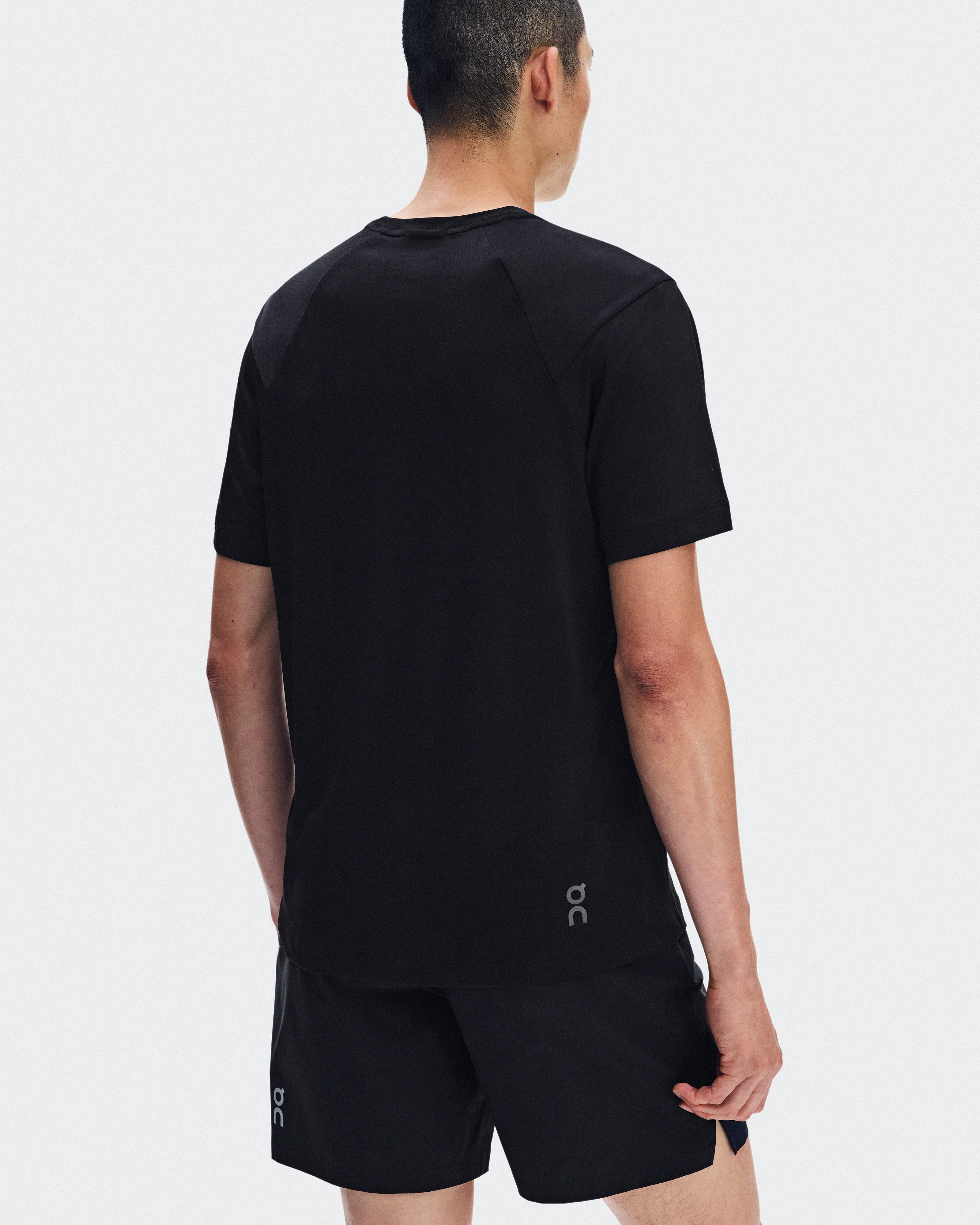 On Core-T Grid Black Homme Hauts et t-shirts