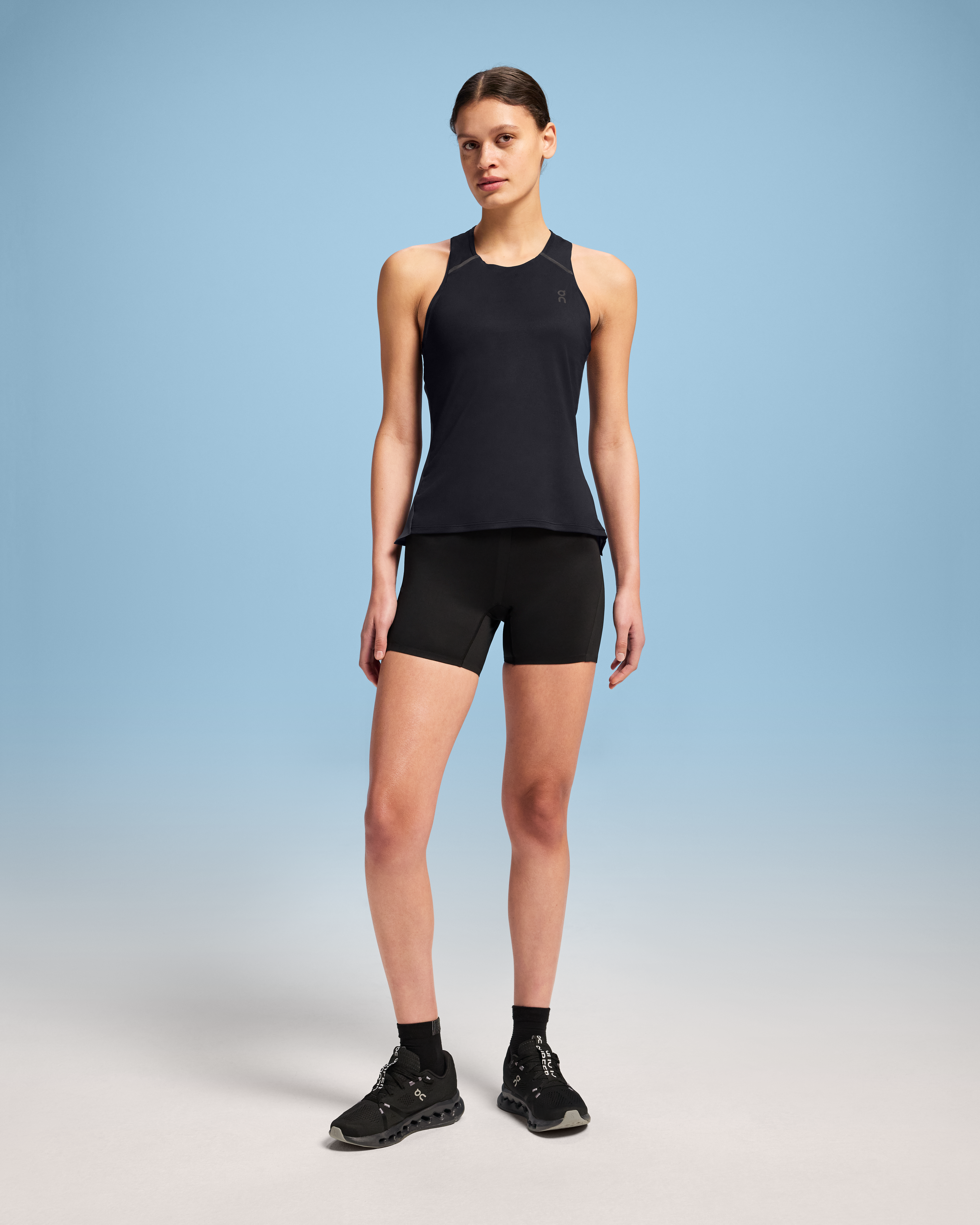 On Performance Tank Black & Eclipse Femme Hauts et t-shirts