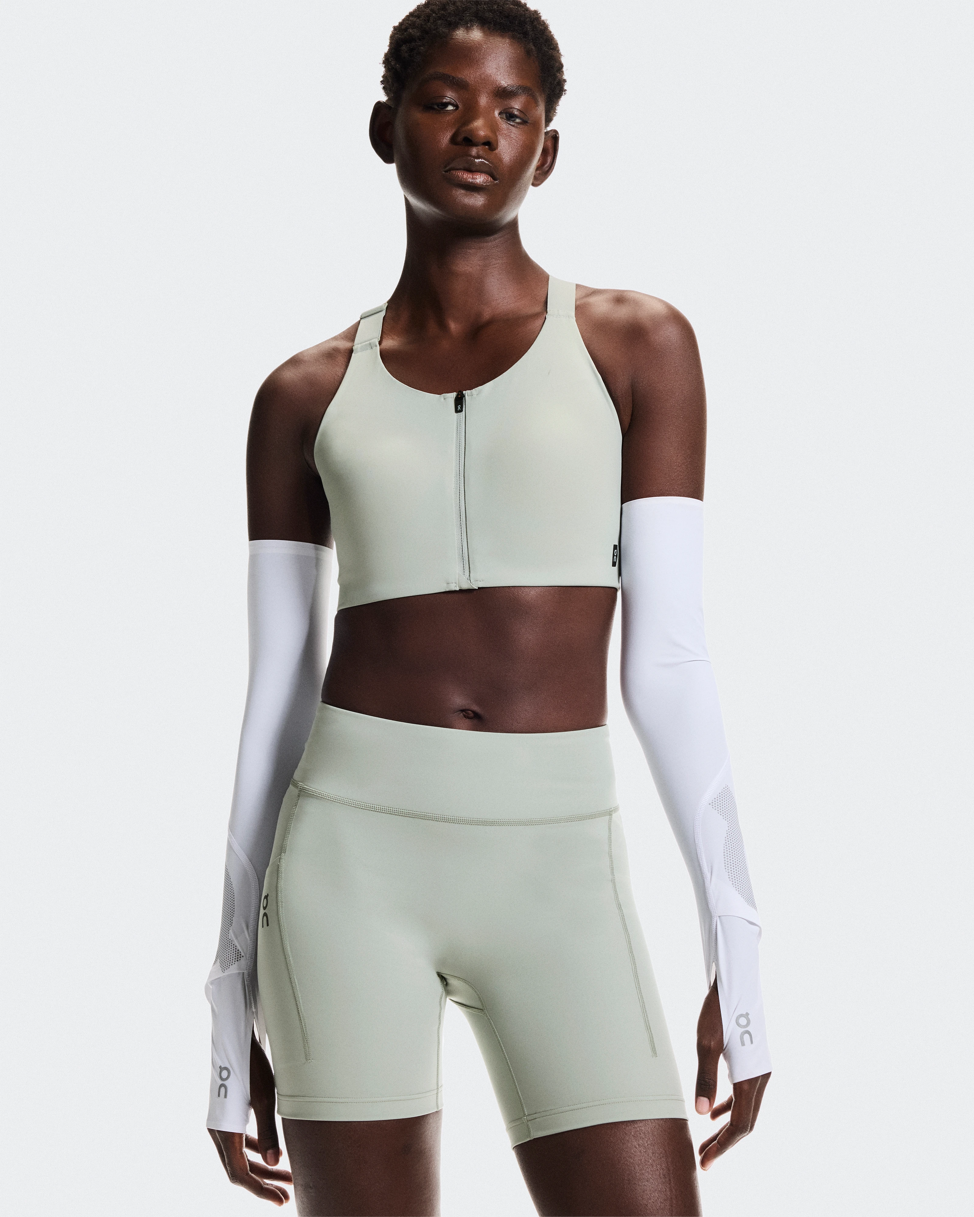 On Performance Tights Short Tin Femme Leggings