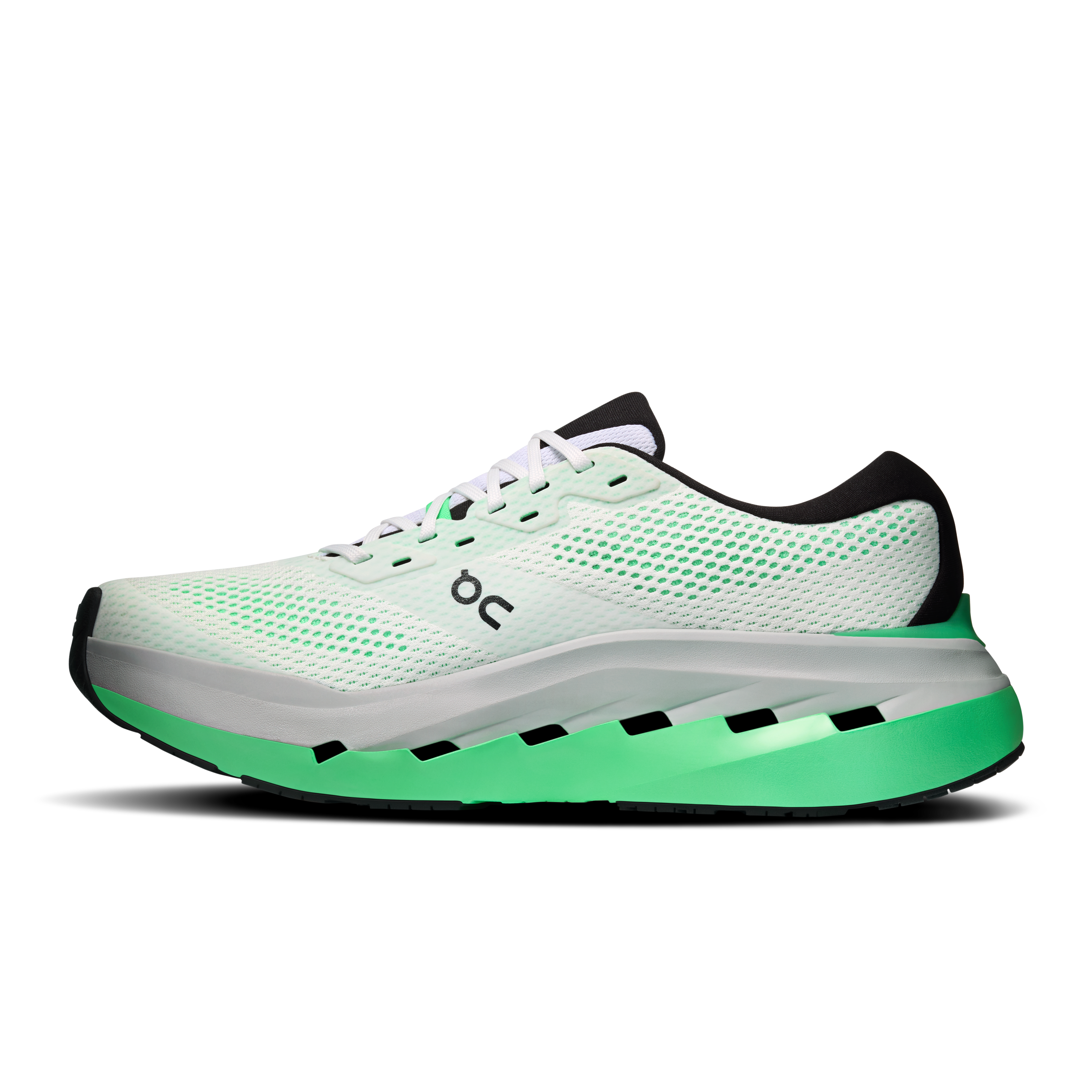 On Cloudrunner 3 Max White & Verdite Homme – Running quotidien, longue distance, stabilité Chaussures