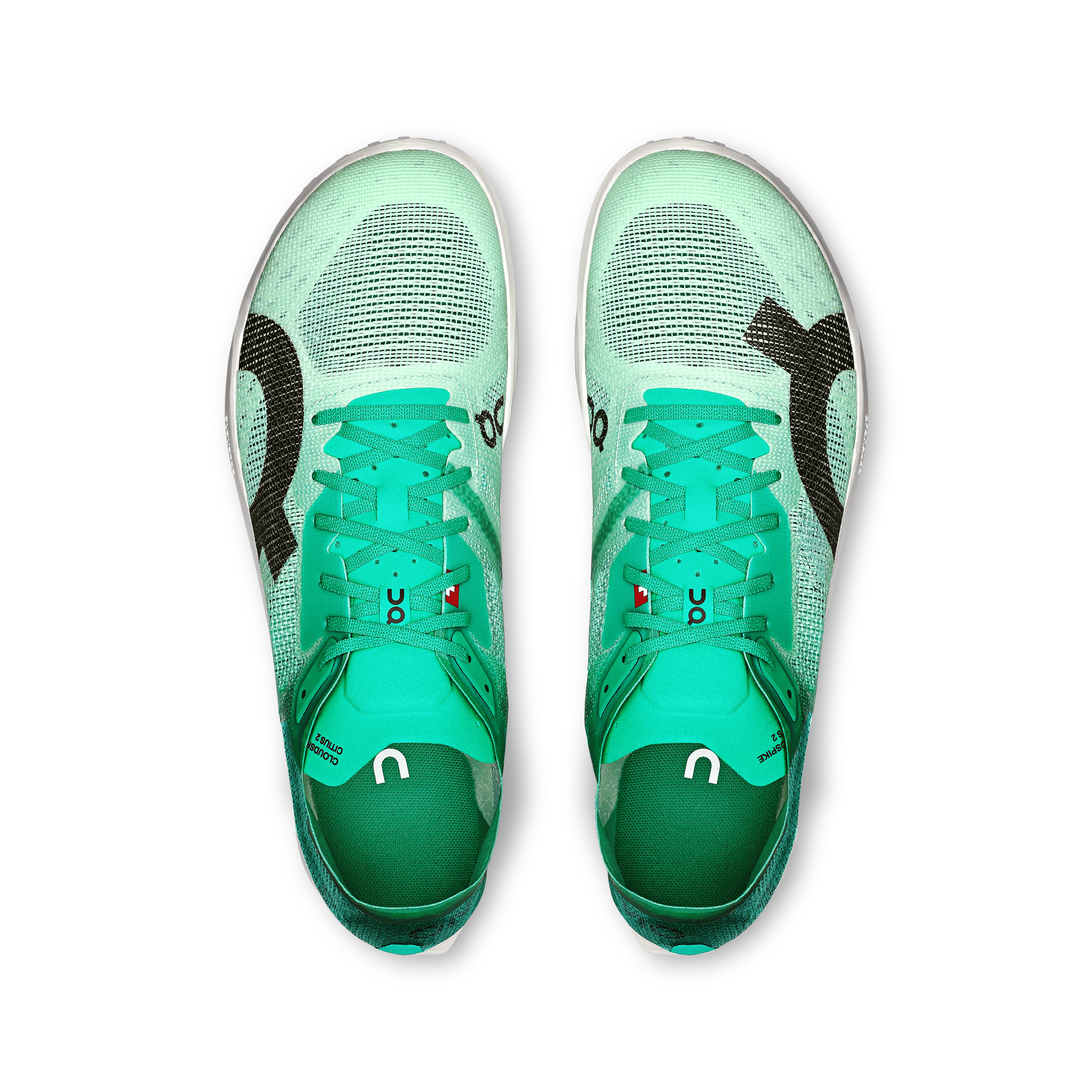On Cloudspike Citius 2 Mint & White Homme Athlétisme Chaussures